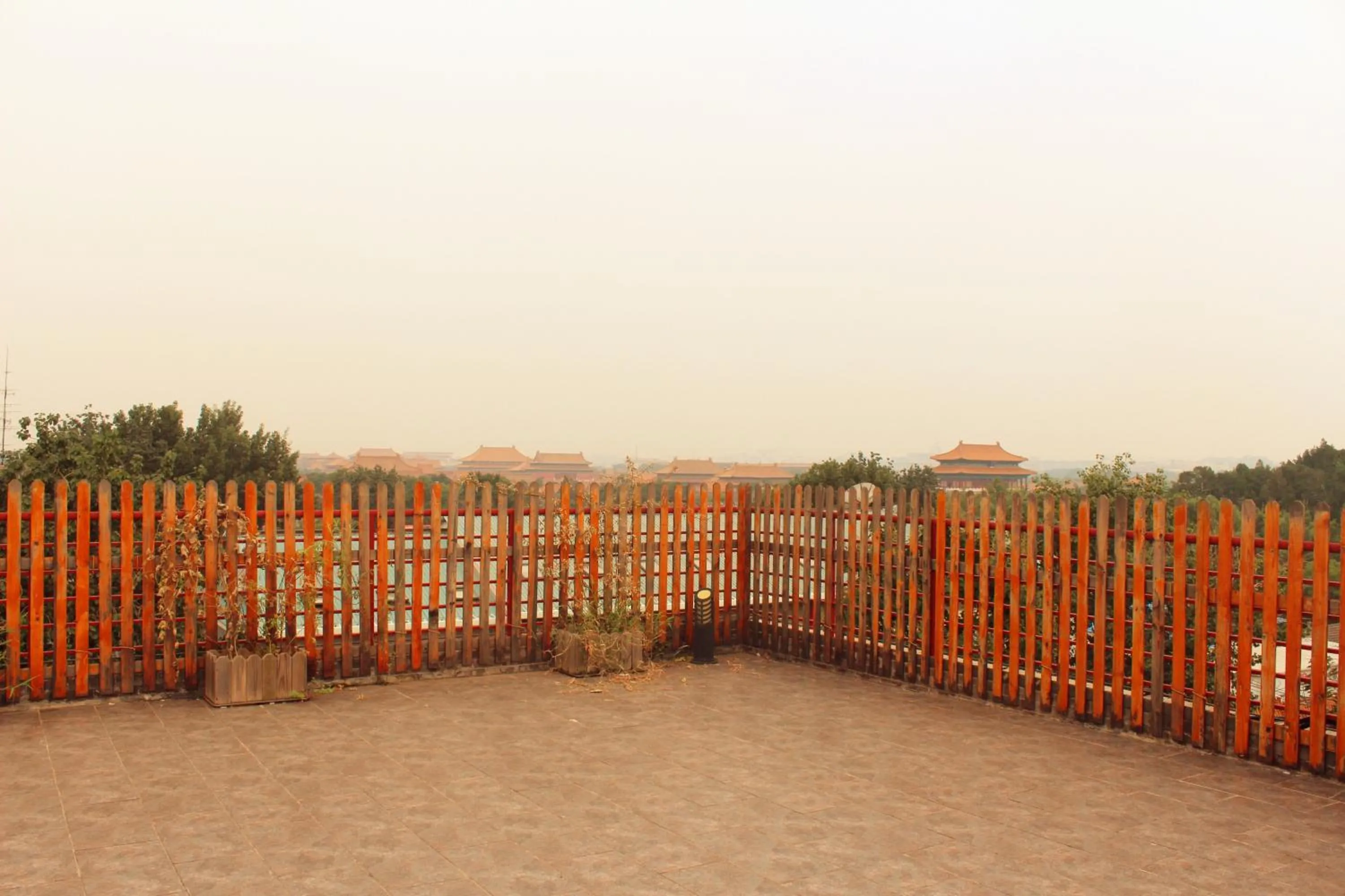 Patio in King Parkview Hotel