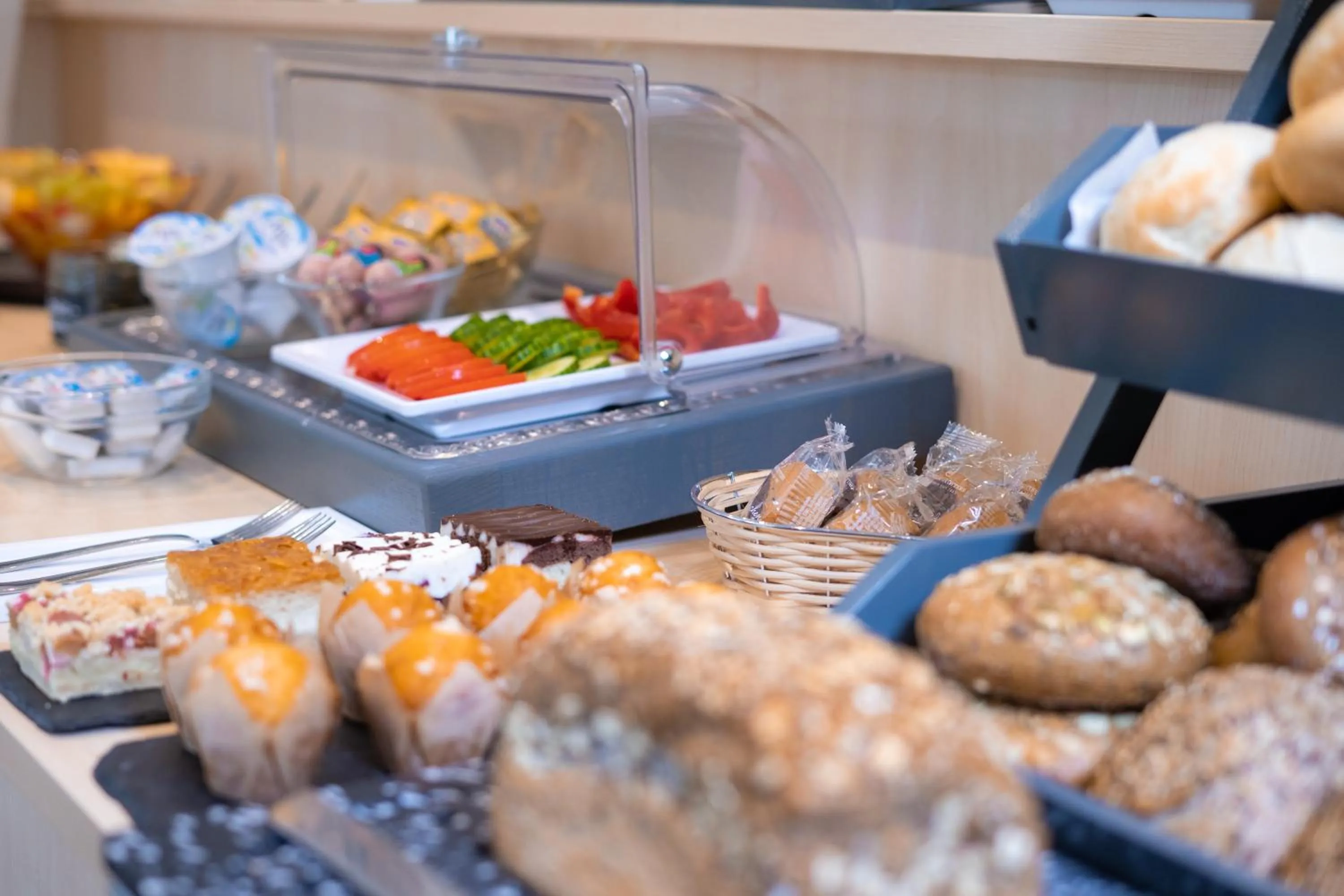 Buffet breakfast in Taste Smart Hotel Backnang