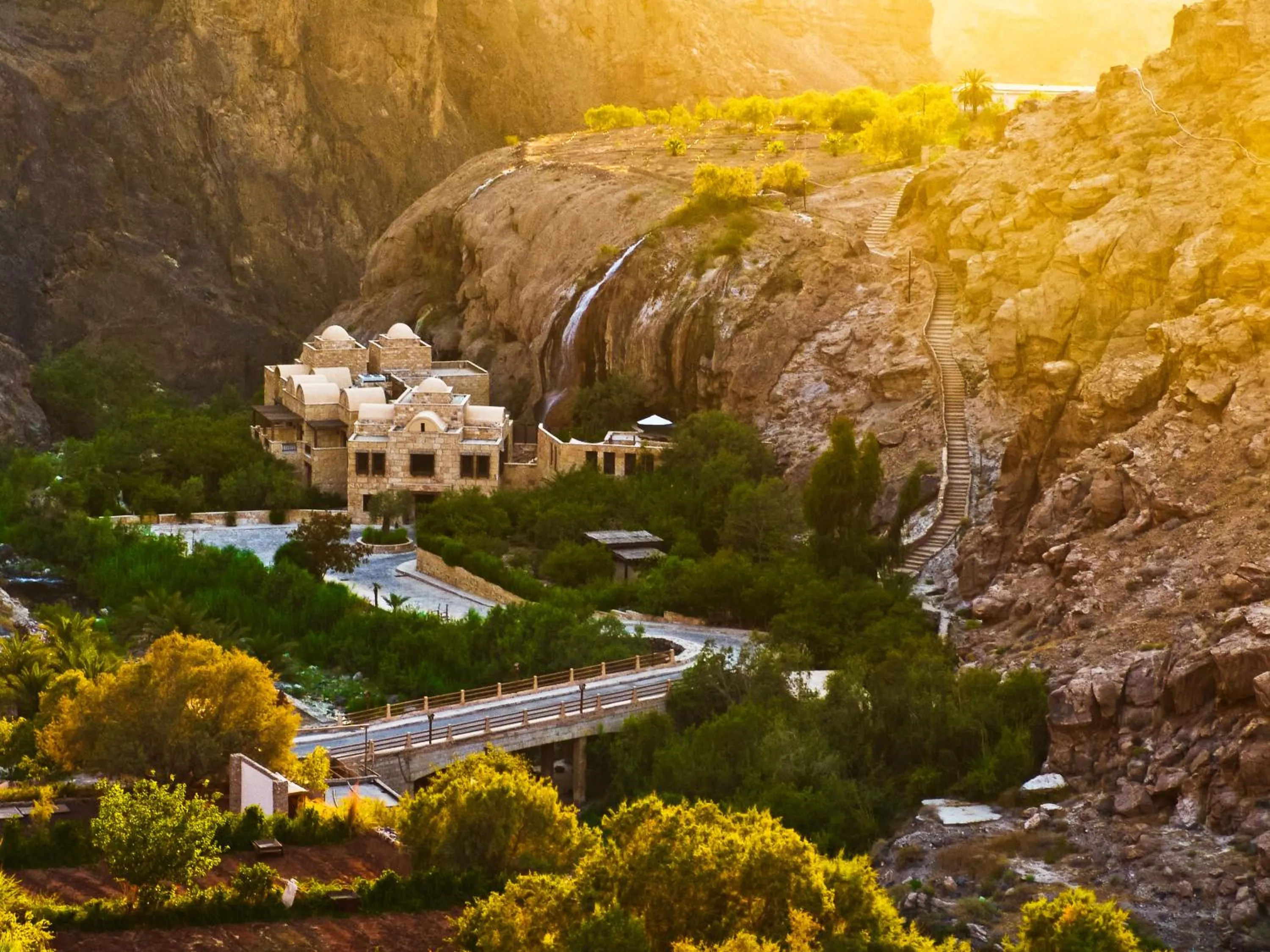 Facade/entrance in Ma'in Hot Springs