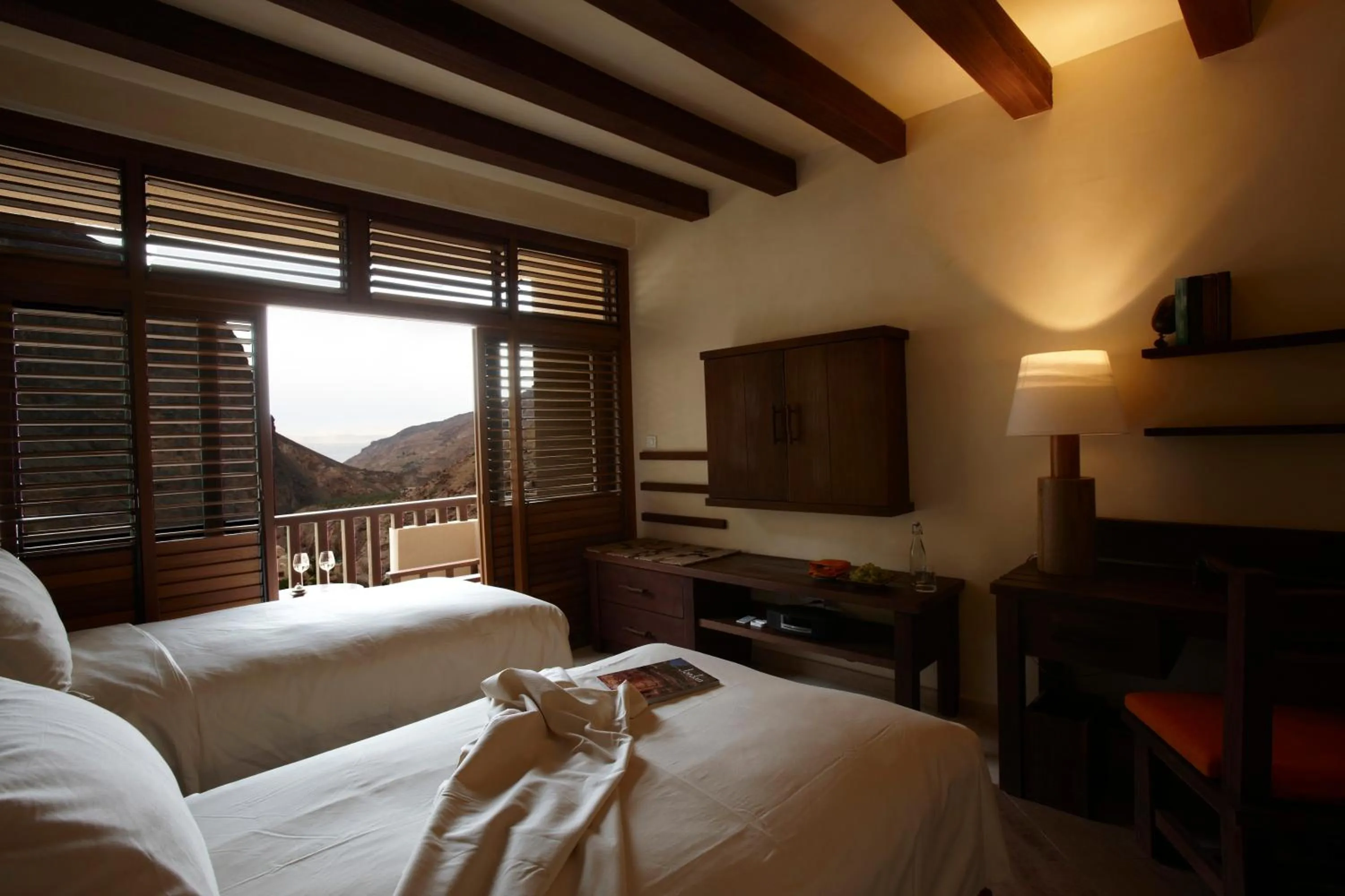 Bed in Ma'in Hot Springs