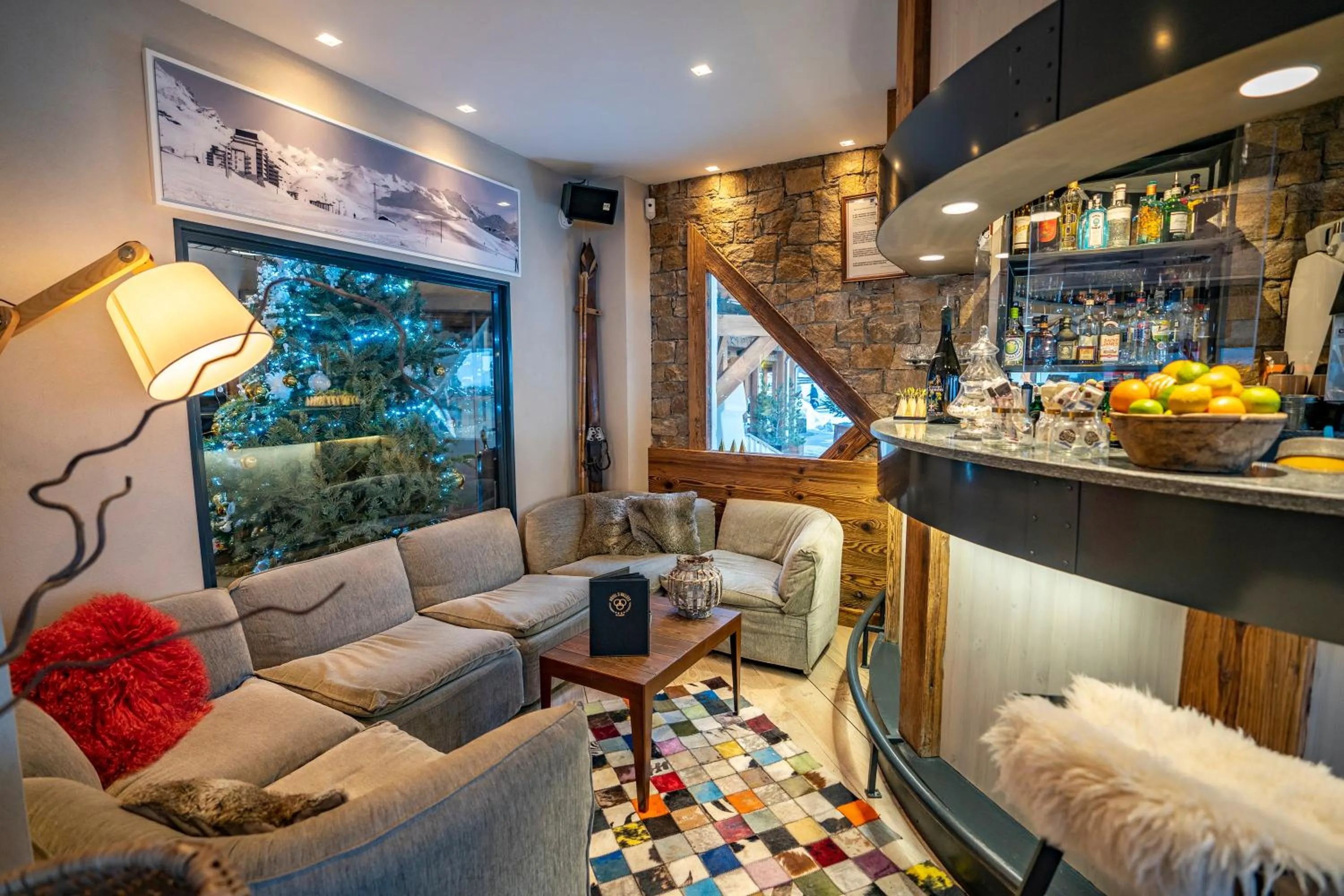 Lounge or bar in Hotel 3 Vallées Val Thorens