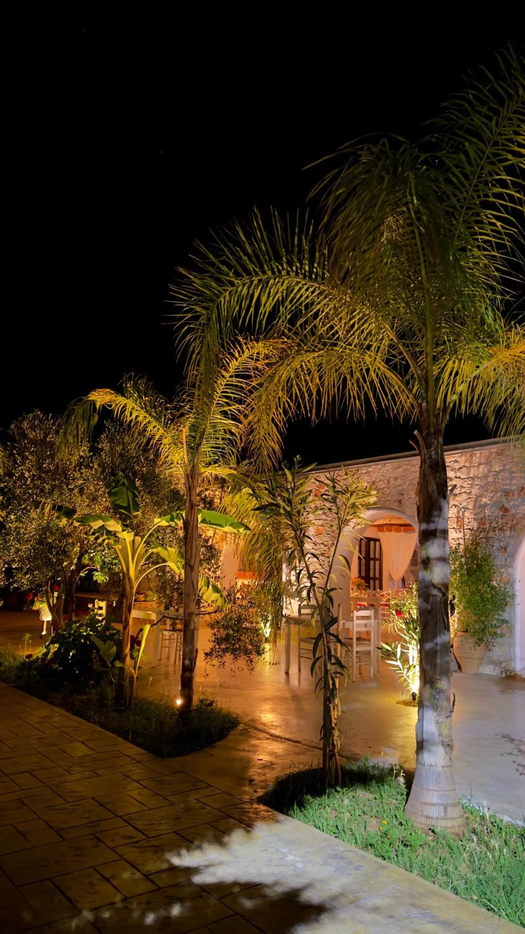 Night in Rida Village Ksamil Island