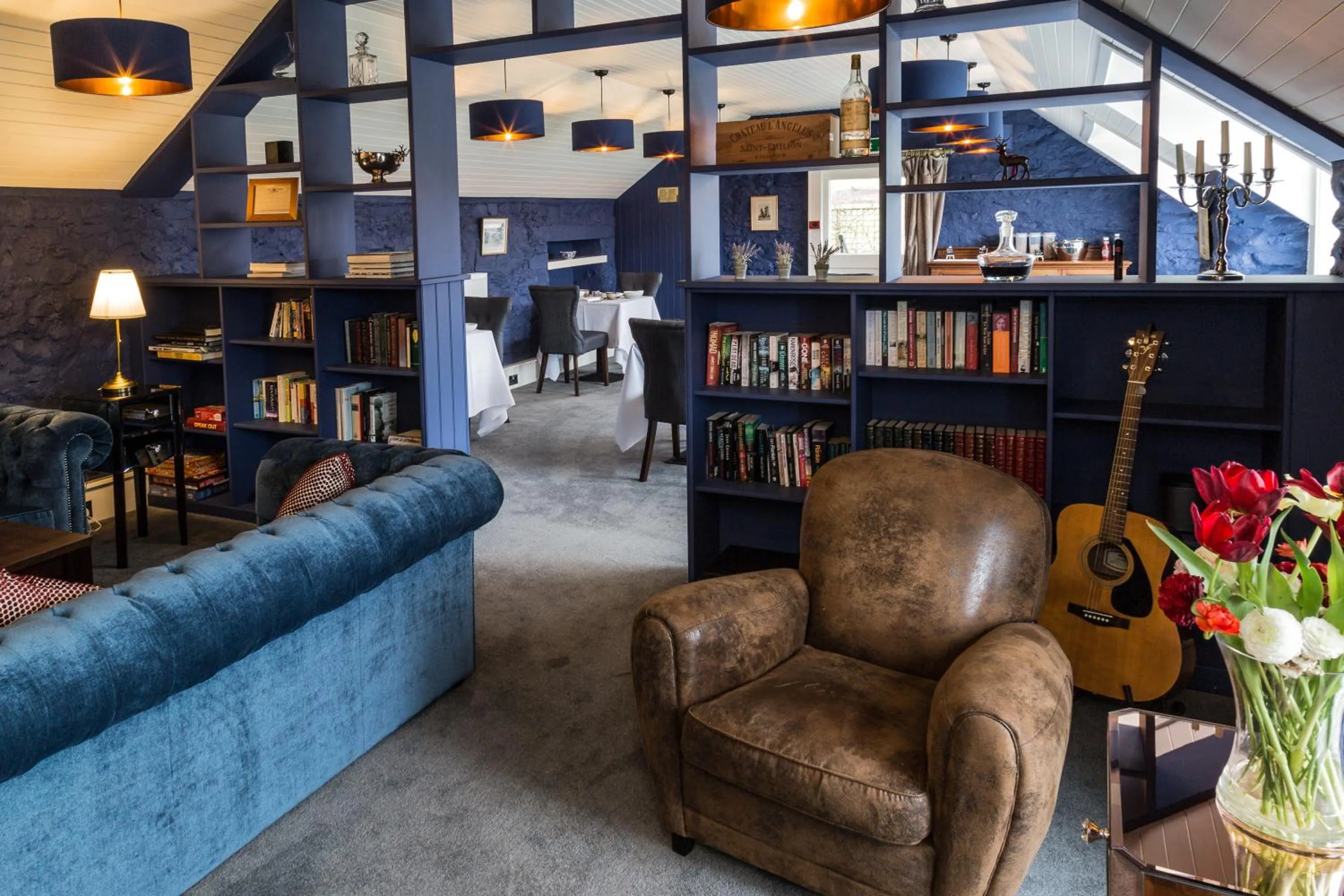 Library in The Inn at Loch Tummel
