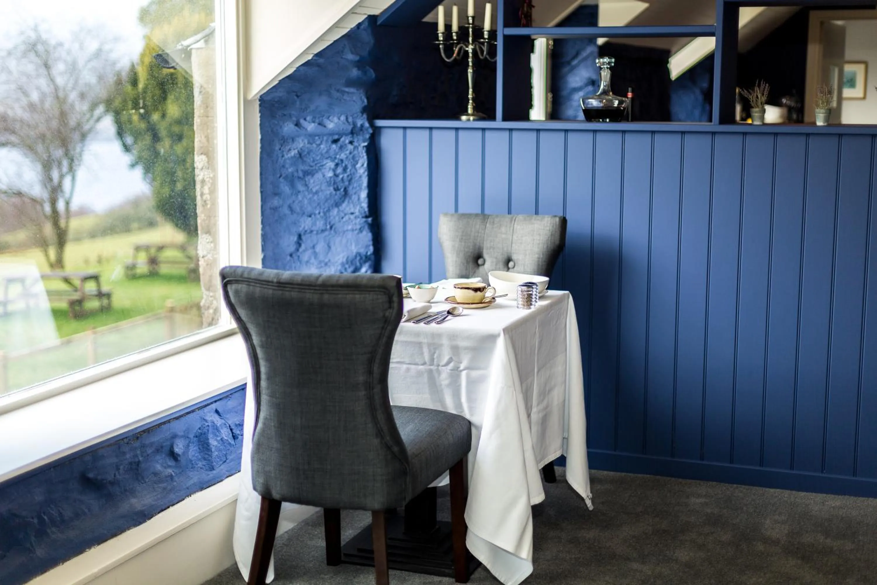Dining area in The Inn at Loch Tummel