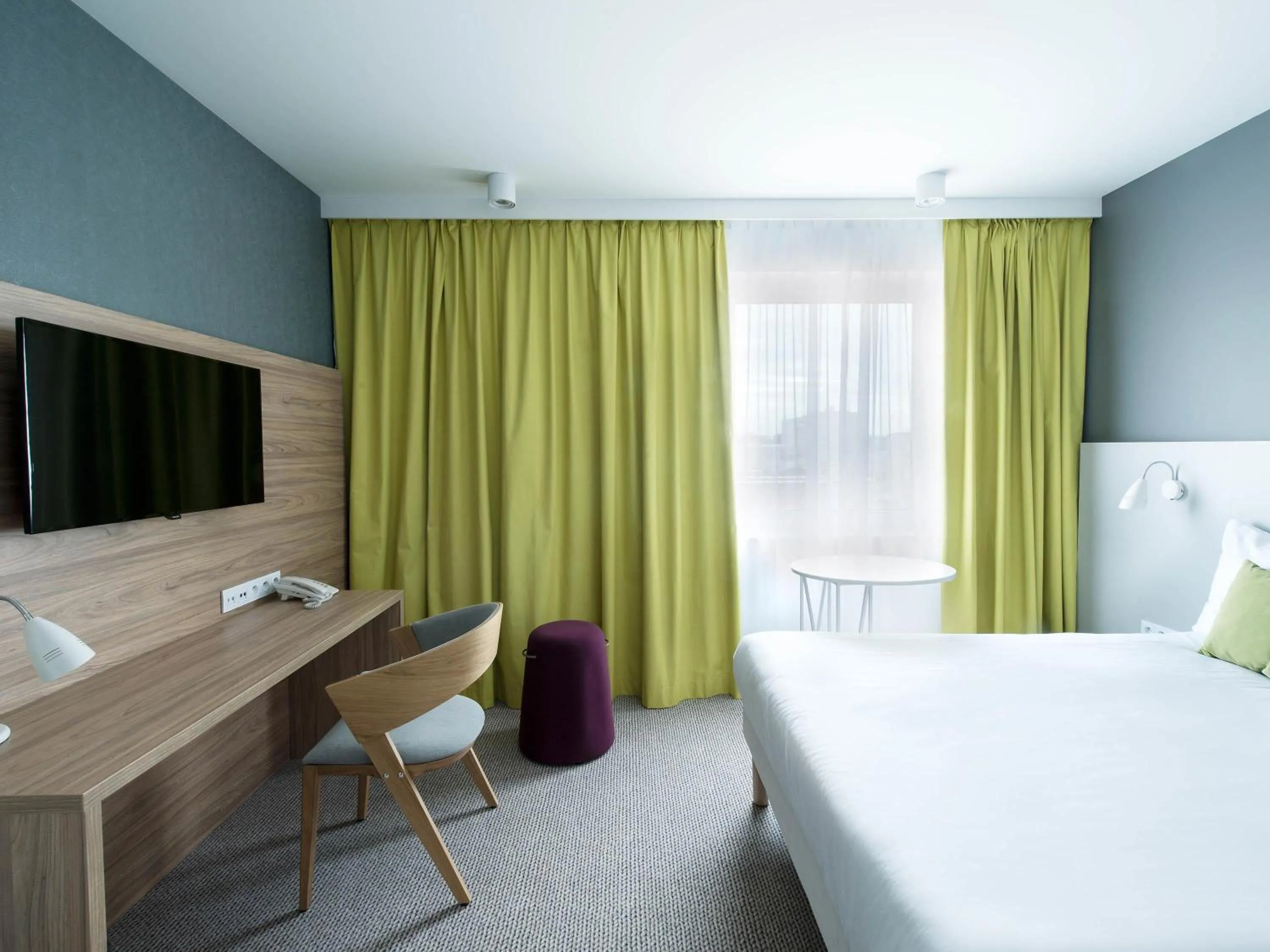 Bedroom, Bed in ibis Styles Siedlce