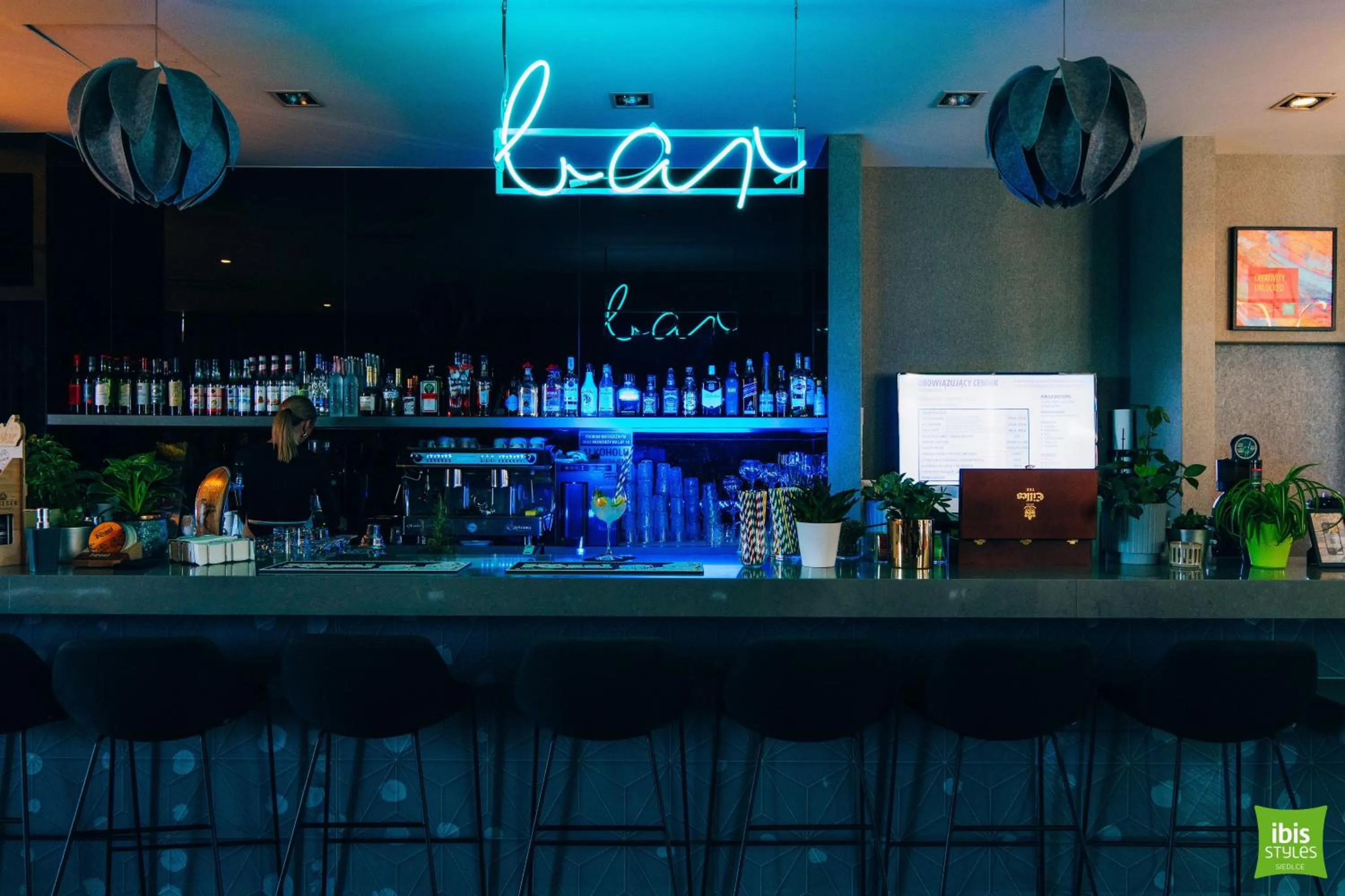 Lounge or bar in ibis Styles Siedlce