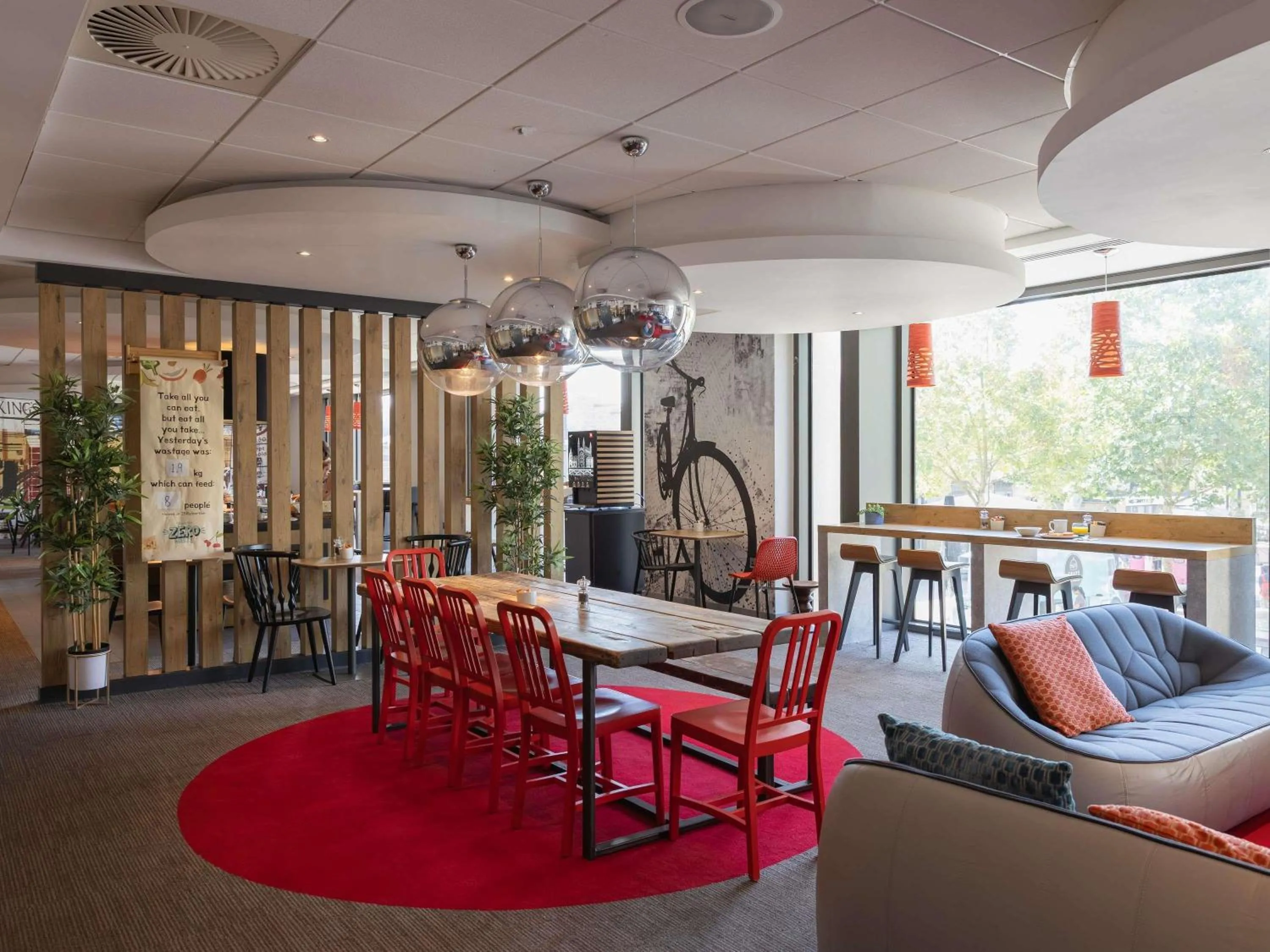 Breakfast in ibis Cambridge Central Station