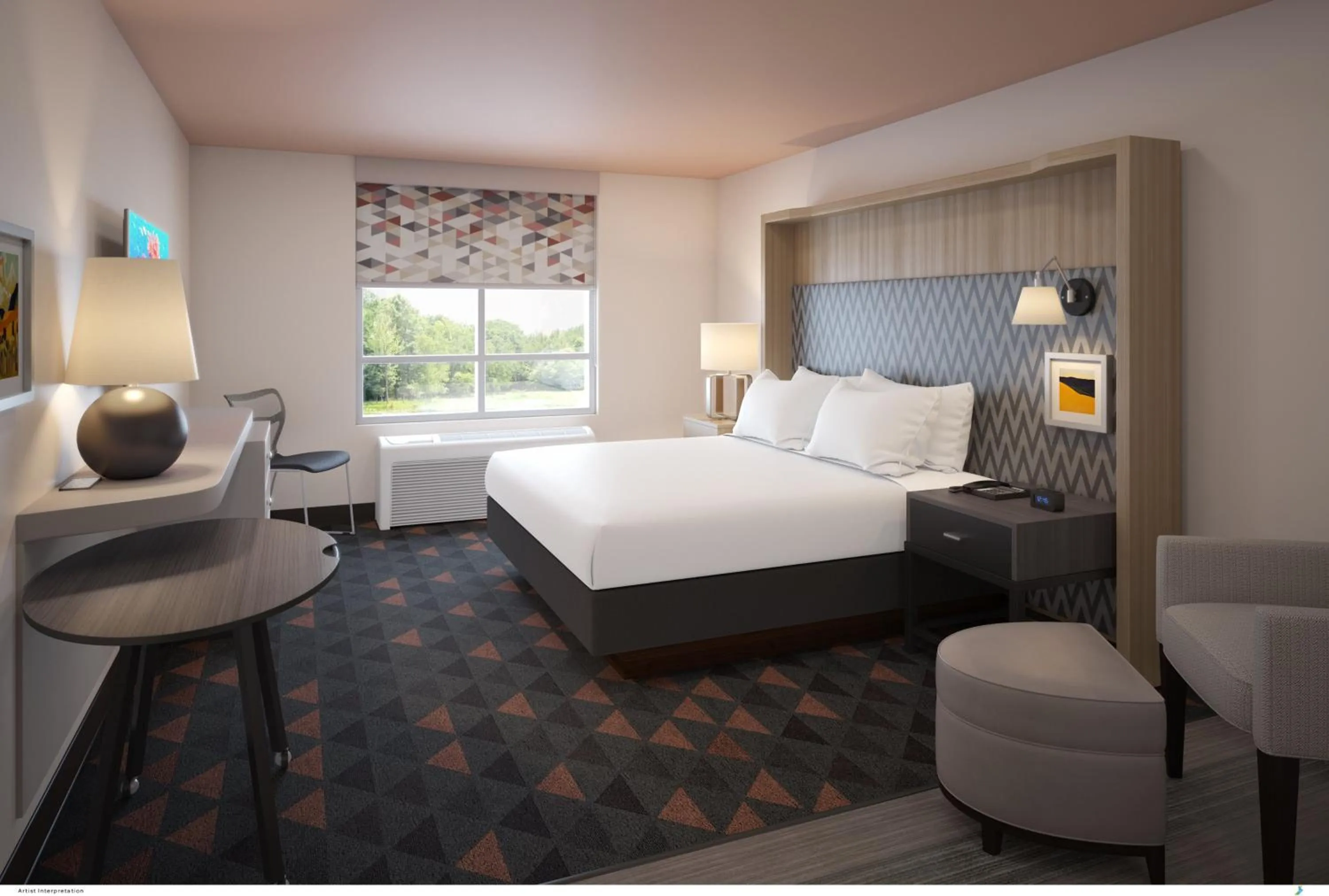 Photo of the whole room, Bed in Holiday Inn - Long Island - ISLIP Arpt East by IHG