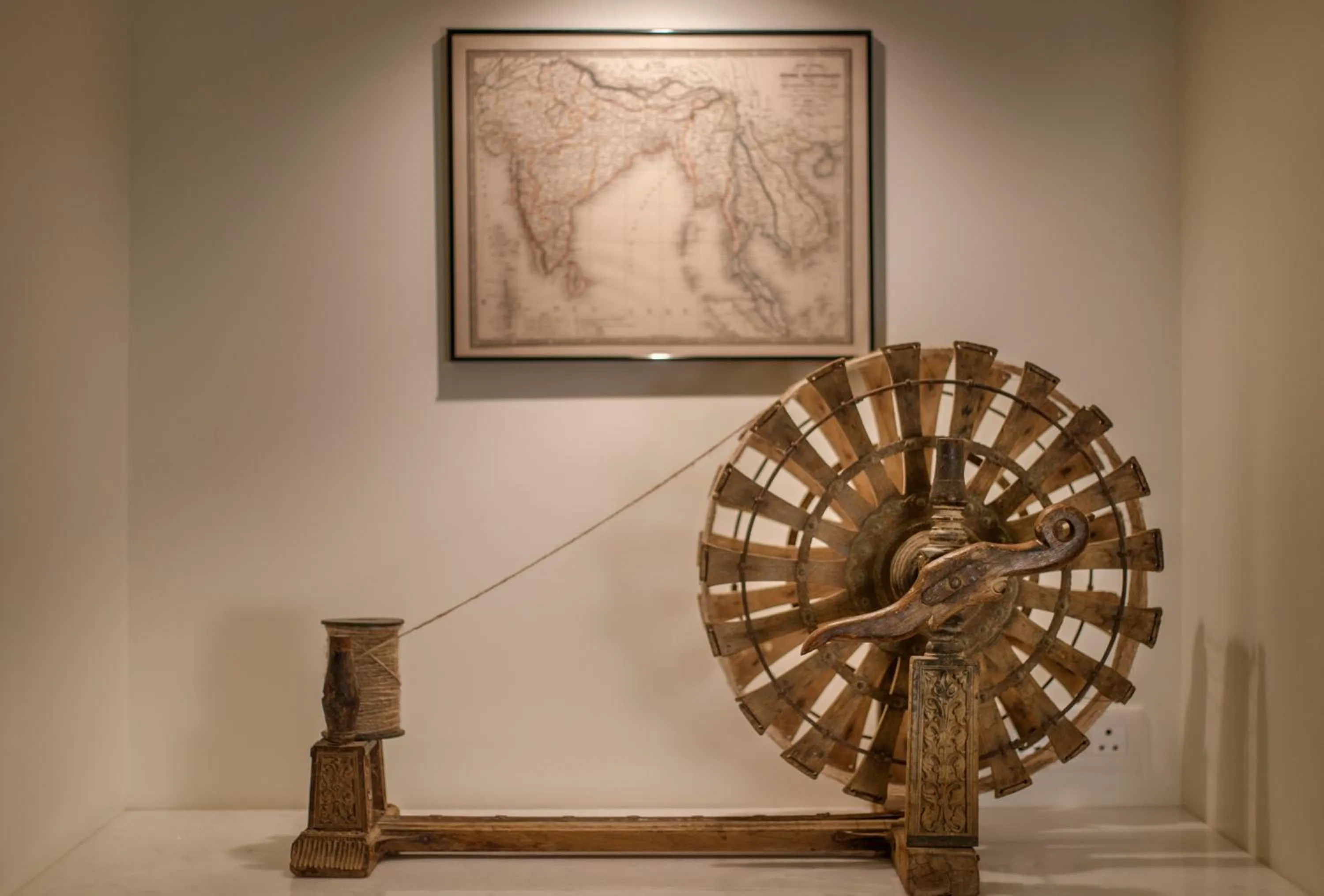 Decorative detail in Narendra Bhawan