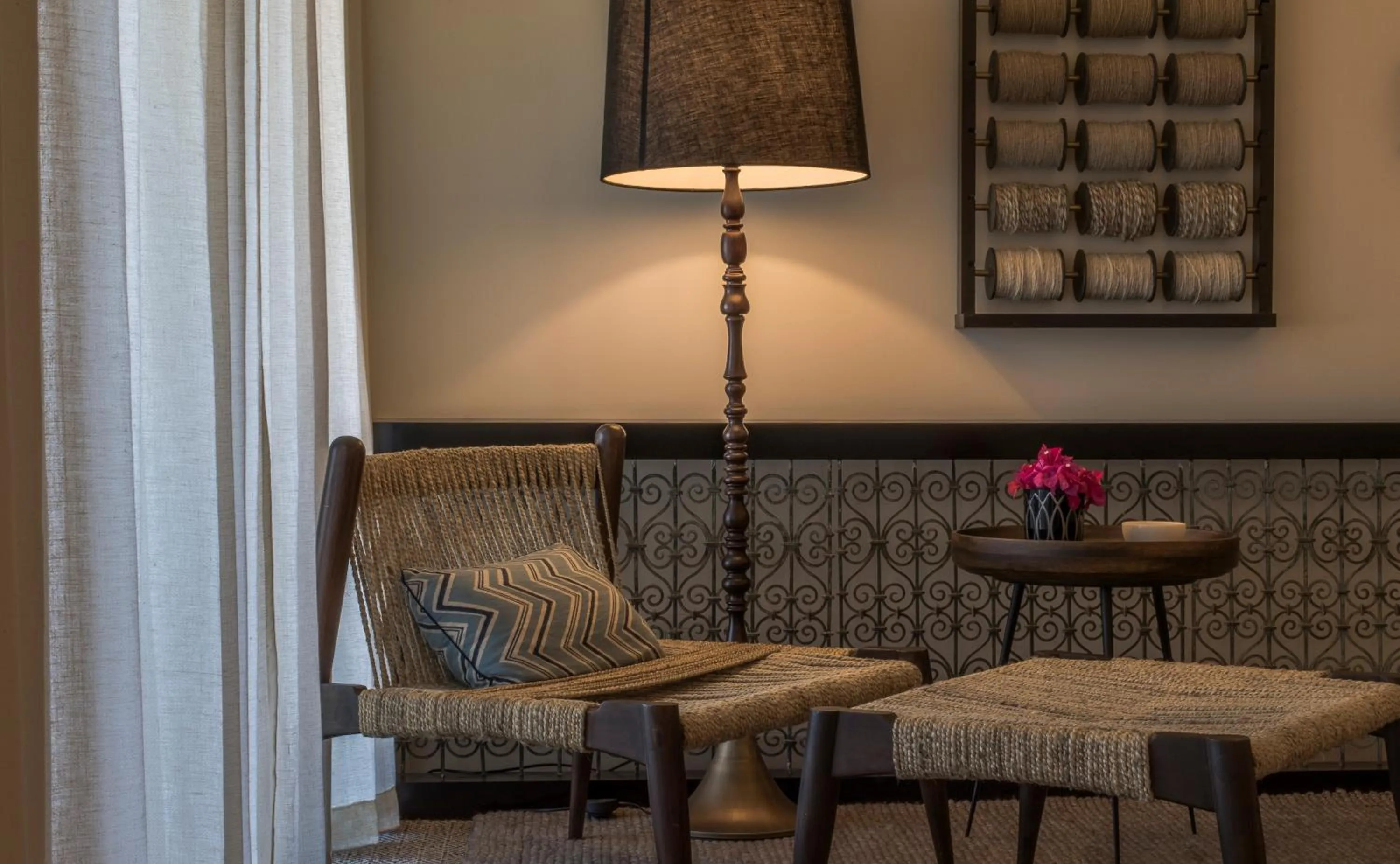 Seating area in Narendra Bhawan
