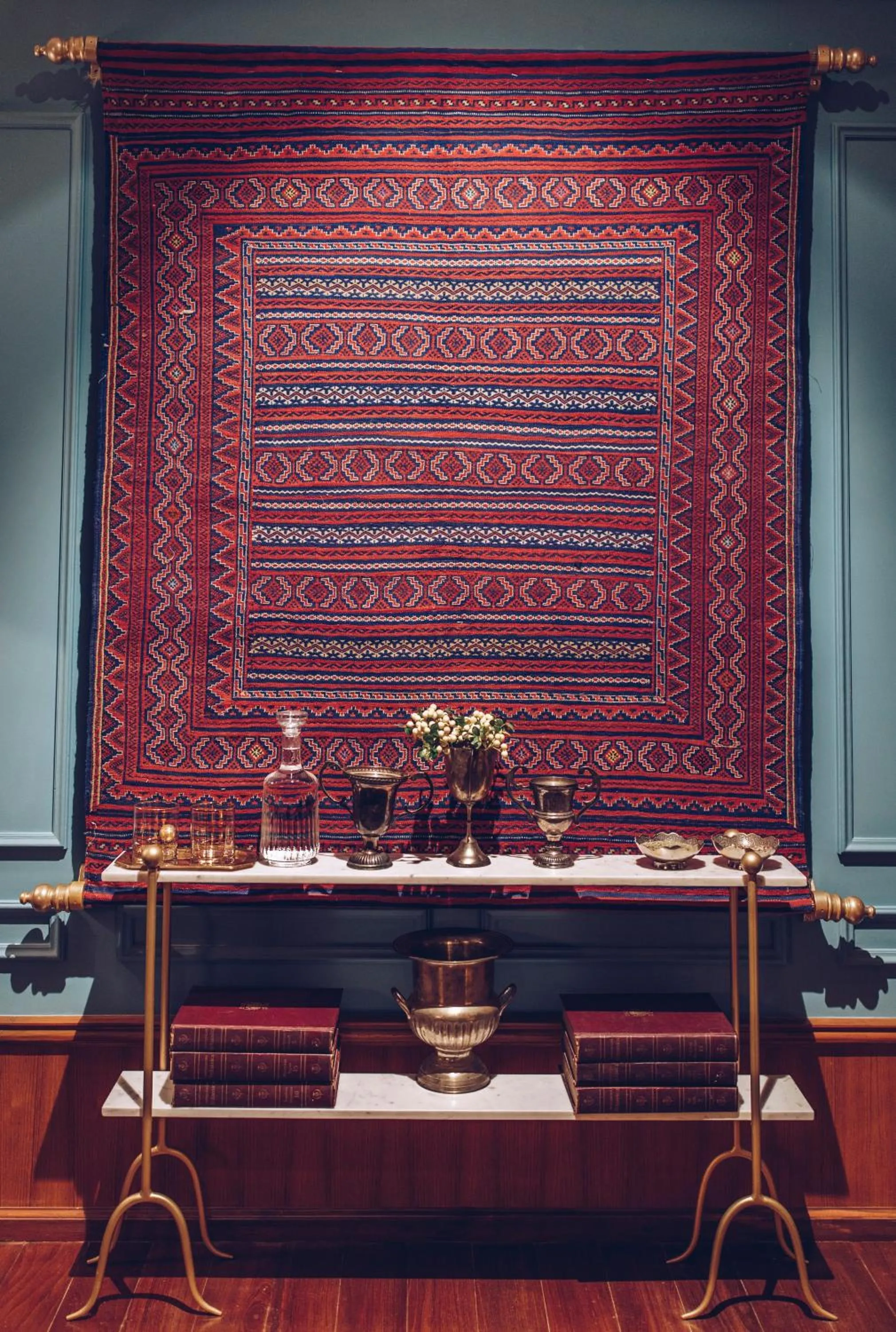 Decorative detail in Narendra Bhawan