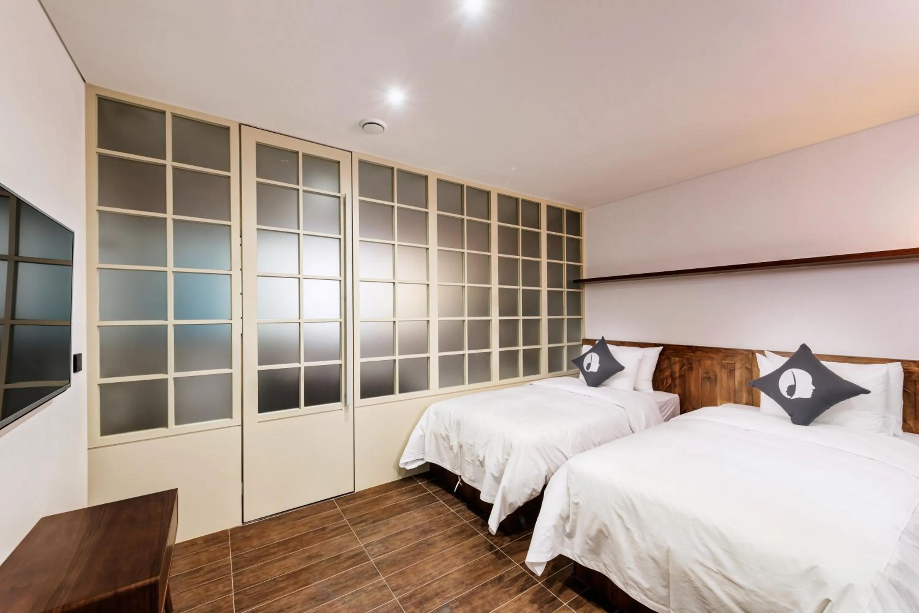 Bed in Hotel The Designers Kondae