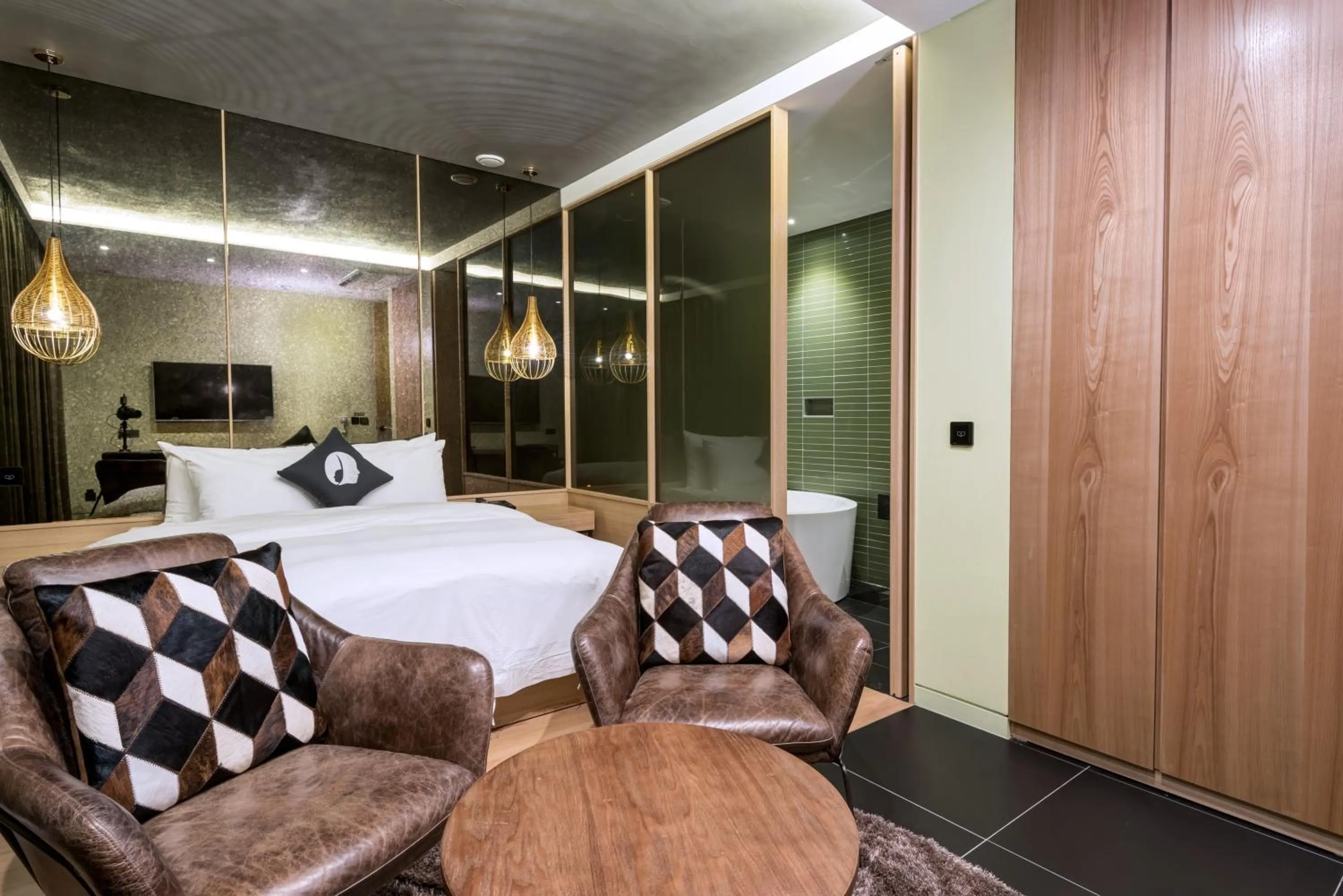 Bed in Hotel The Designers Kondae