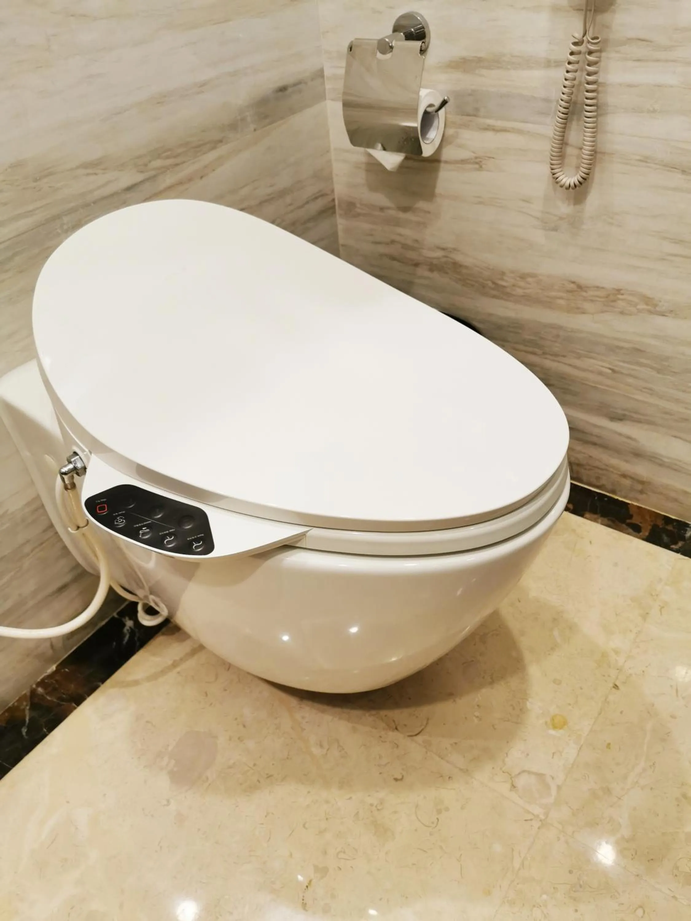 Toilet in Shenzhen Bay Hisoar Hotel