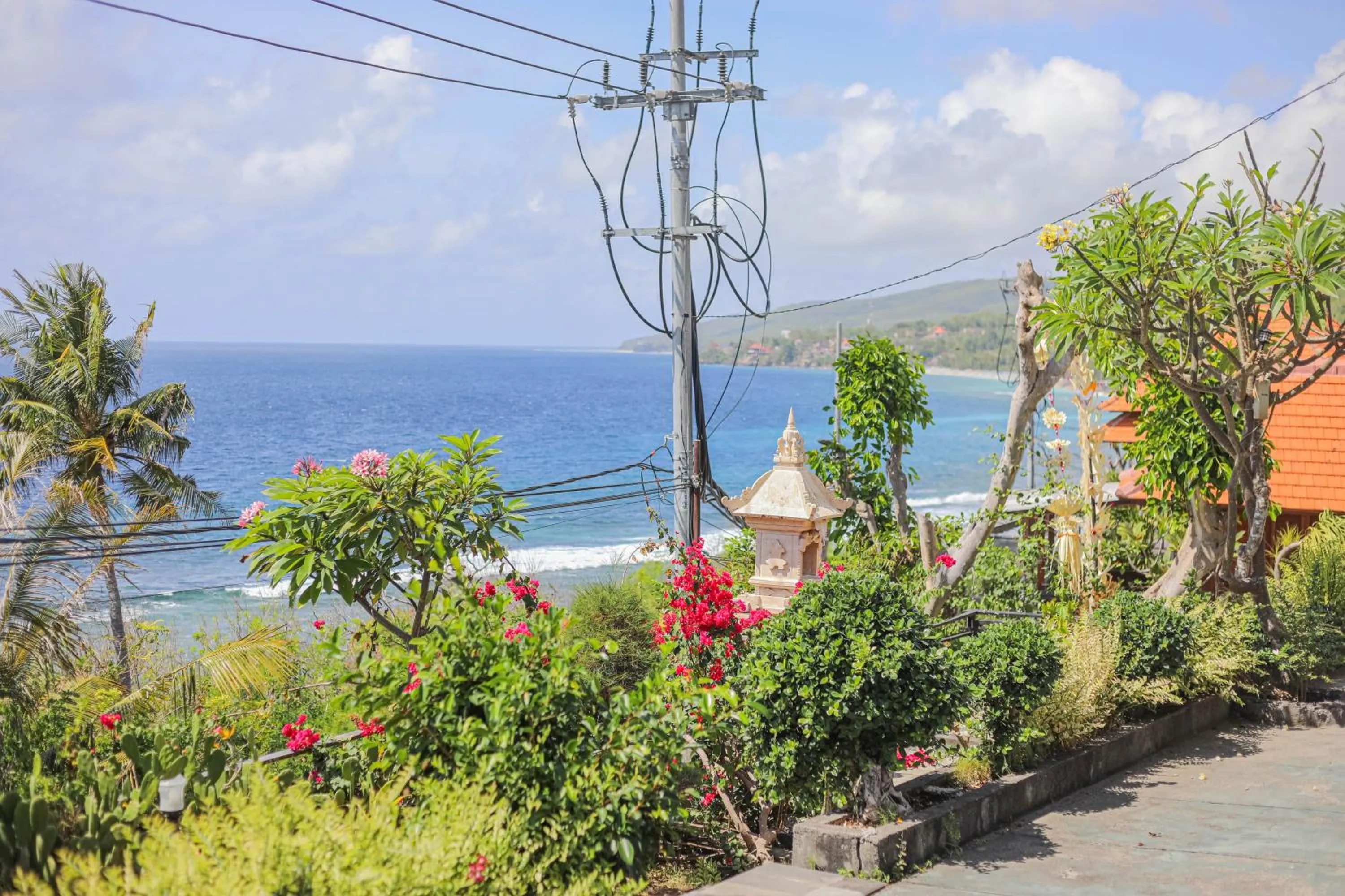 Natural landscape in Manta Cottages with Sea View