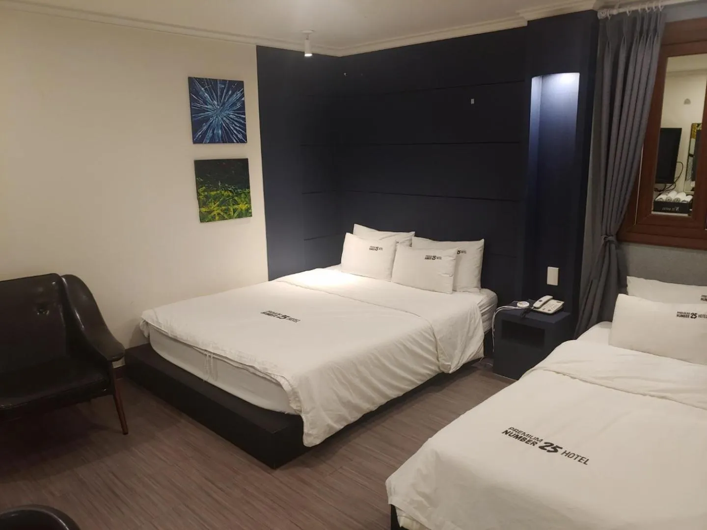 Bed in No.25 Hotel Busan Seomyeon Station