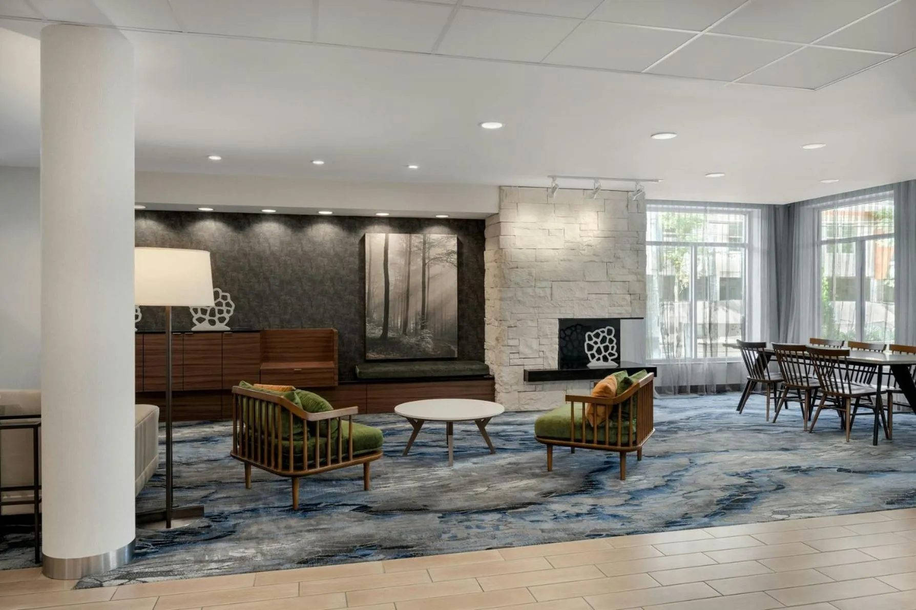 Lobby or reception in Fairfield Inn & Suites by Marriott Cincinnati Uptown/University Area