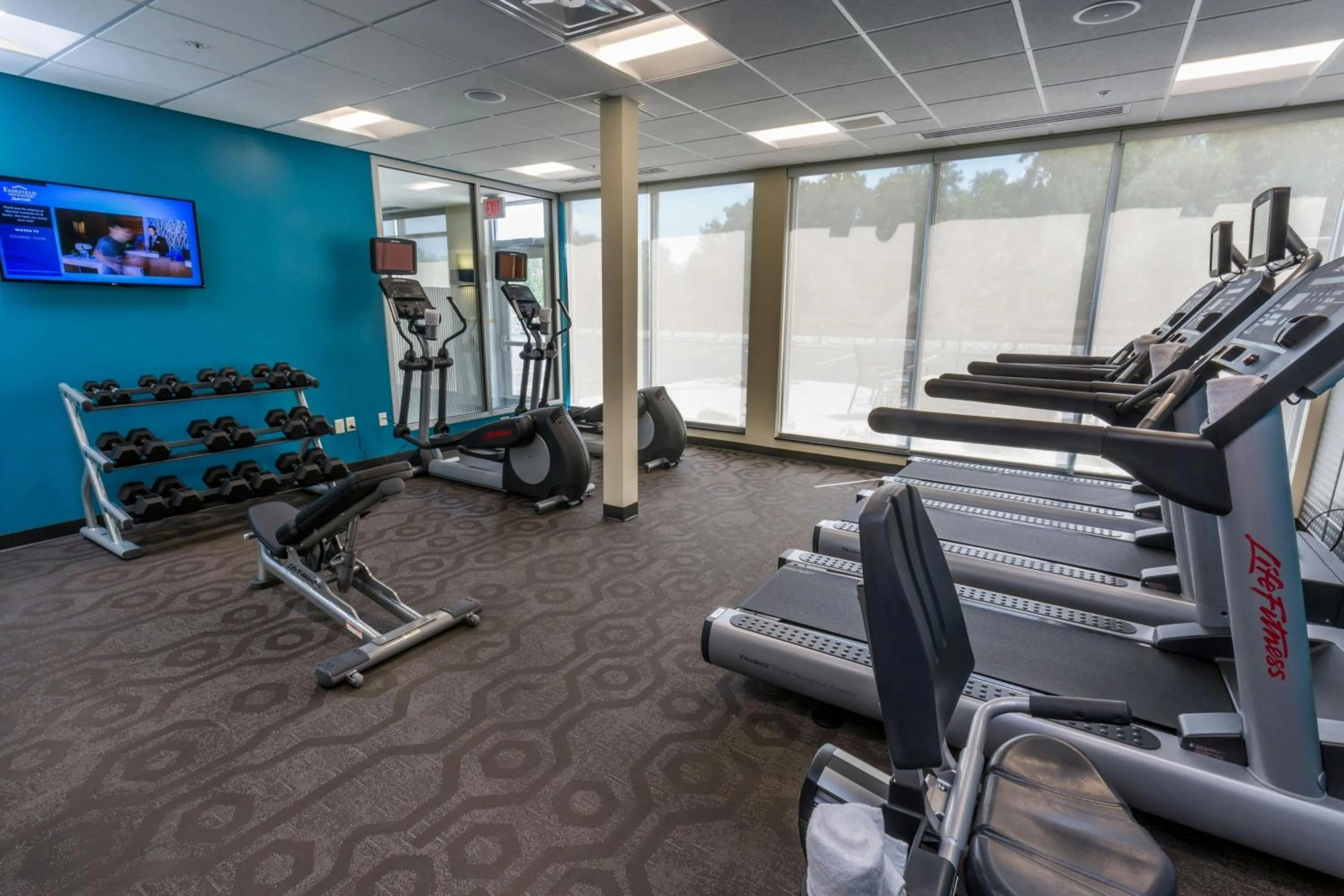Fitness centre/facilities in Fairfield Inn & Suites by Marriott Geneva Finger Lakes