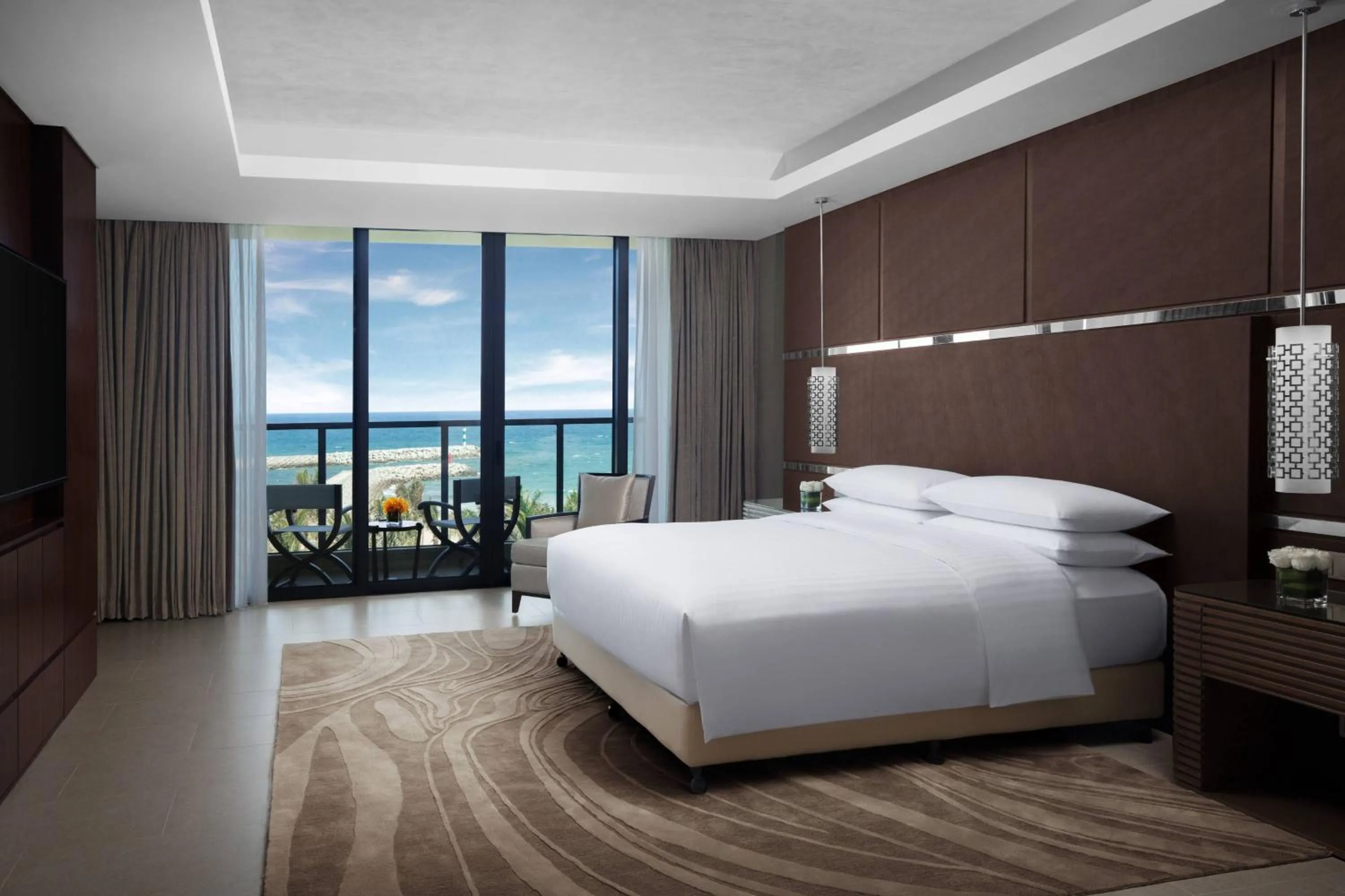 Bedroom, Bed in Marriott Resort Xiangshui Bay