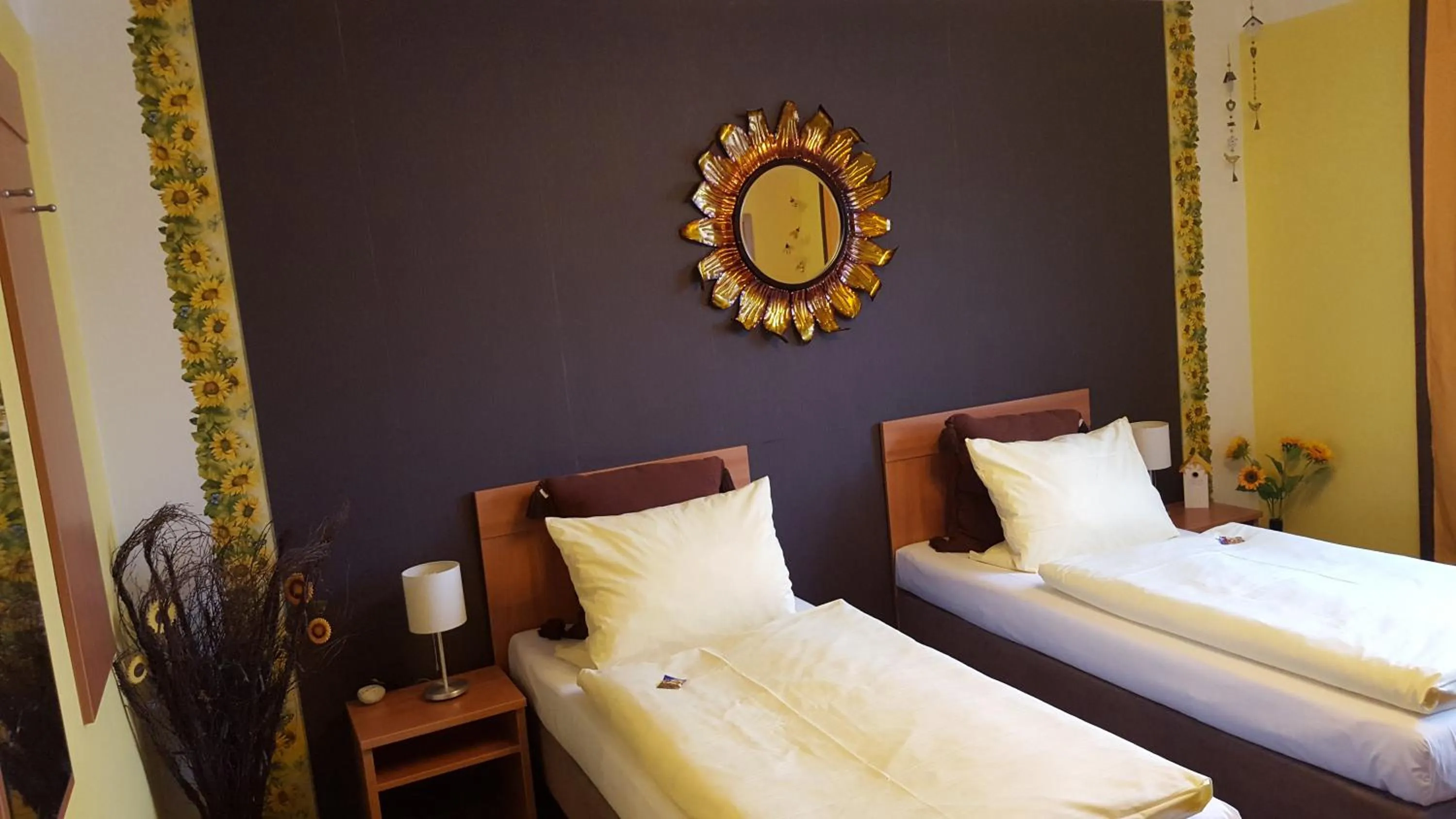 Bed in Hotel Rosenhof