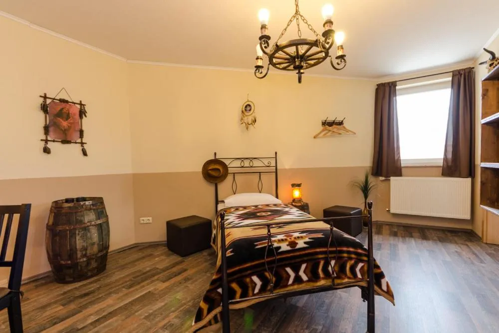 Bed in Hotel Rosenhof