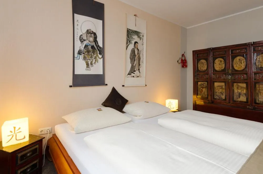 Bed in Hotel Rosenhof