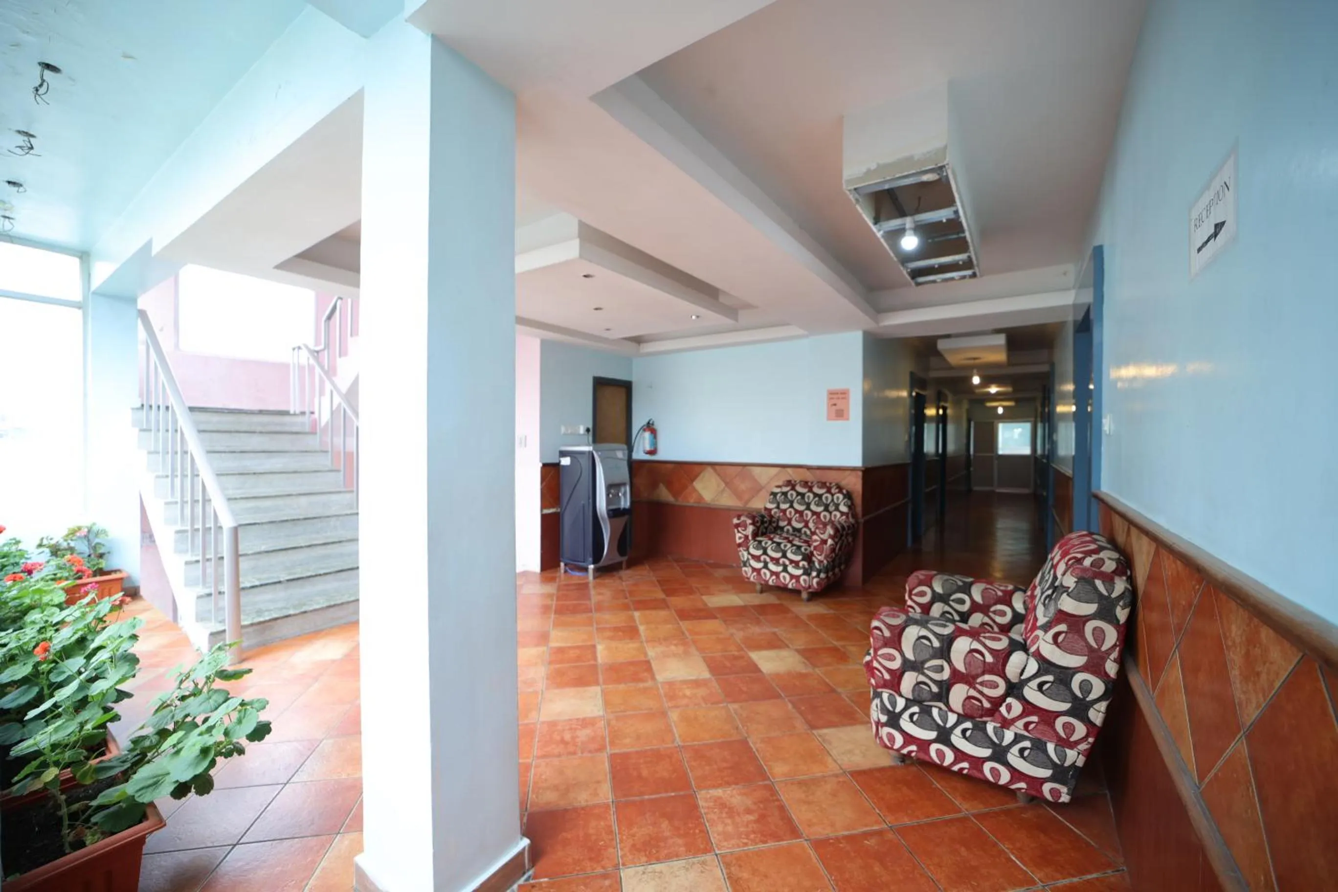 Seating area in Jayaraj Residency