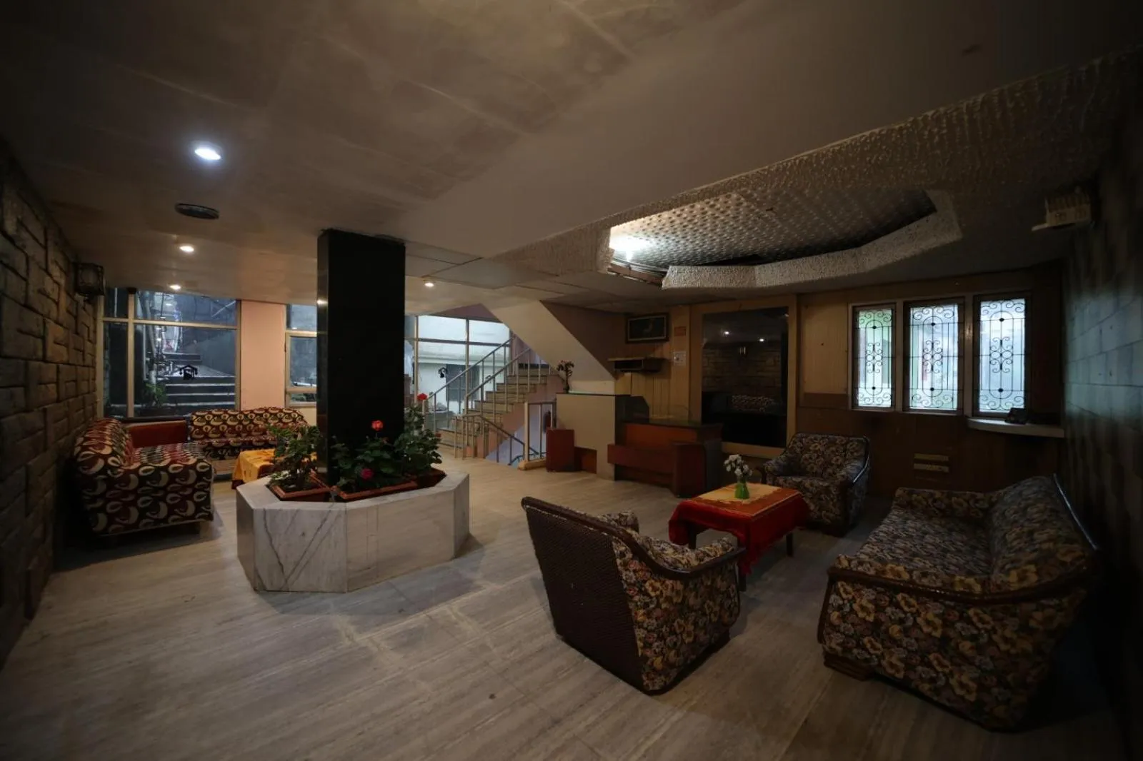 Seating area in Jayaraj Residency