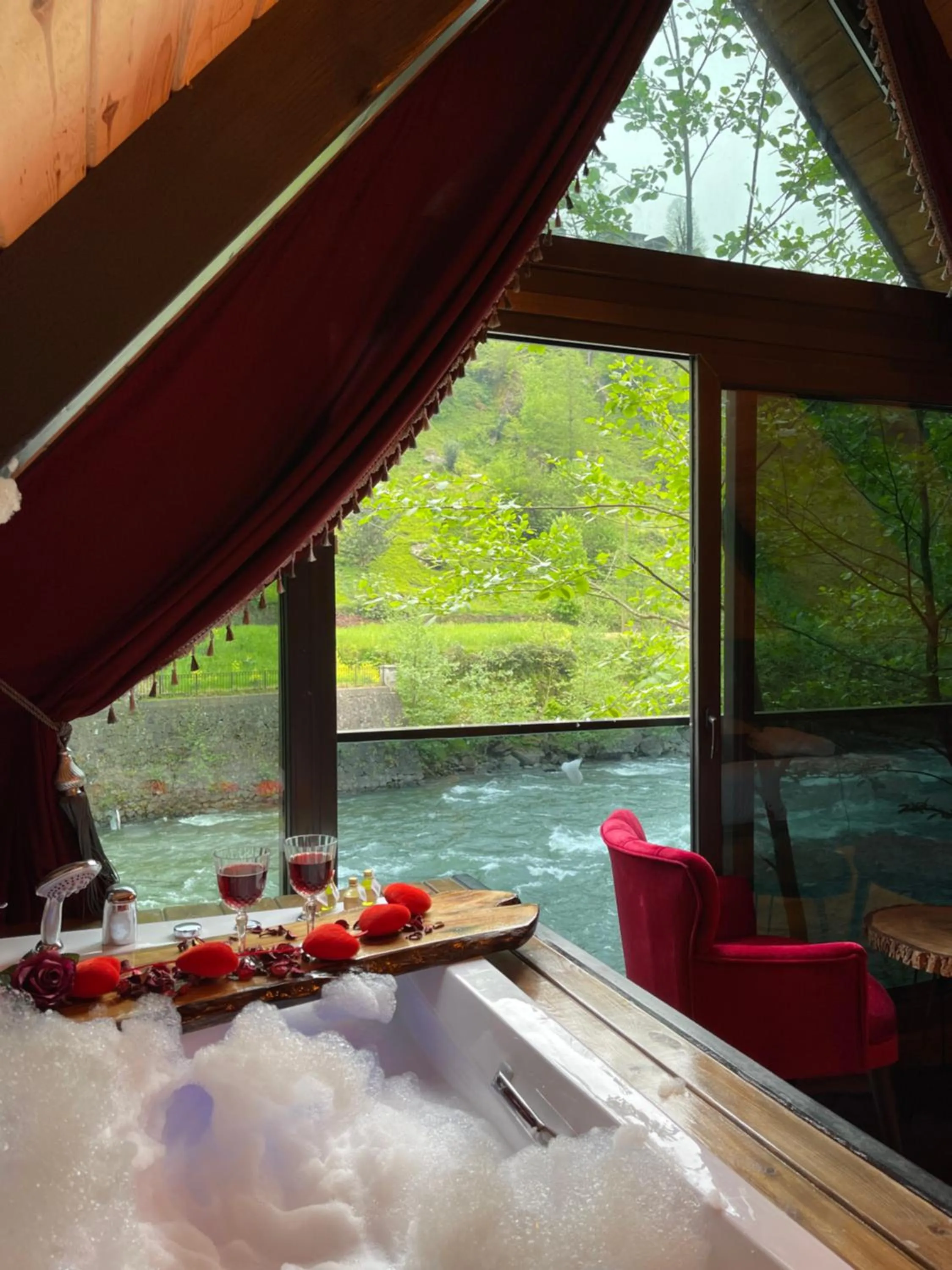 River view in Tanura Bungalows