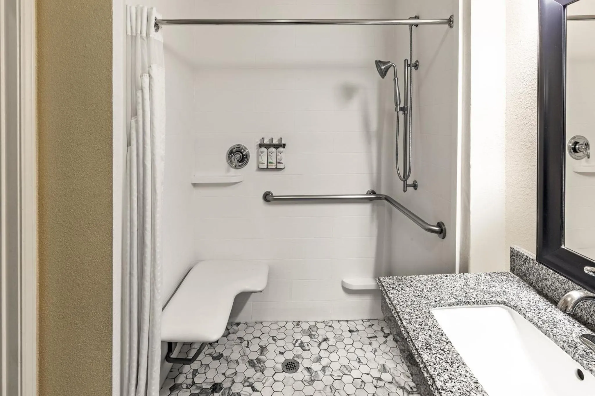 Bathroom, Bed in Holiday Inn Express Houston Space Center-Clear Lake by IHG