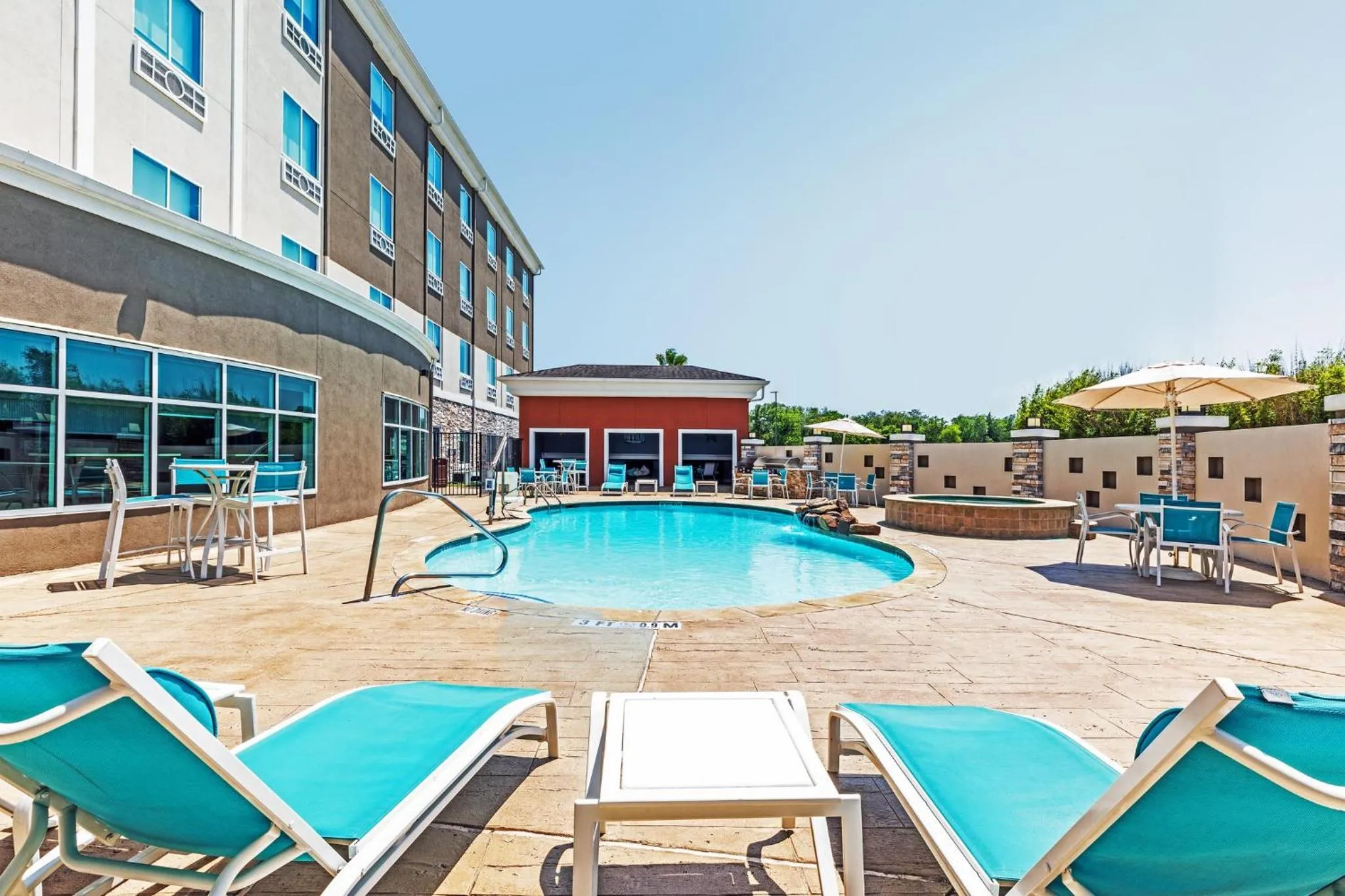 Swimming pool in Holiday Inn Express Houston Space Center-Clear Lake by IHG