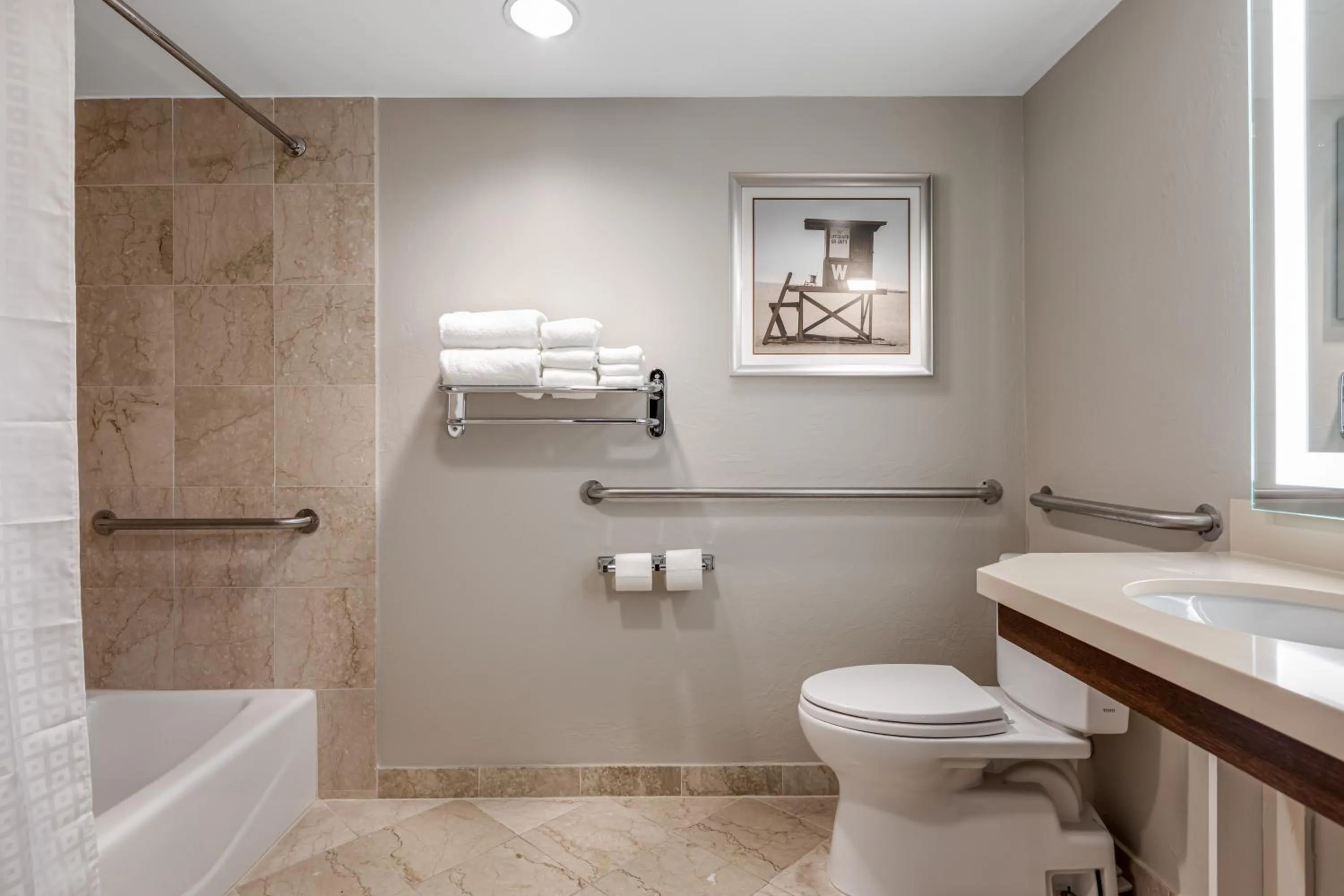 Toilet in Delray Sands Resort