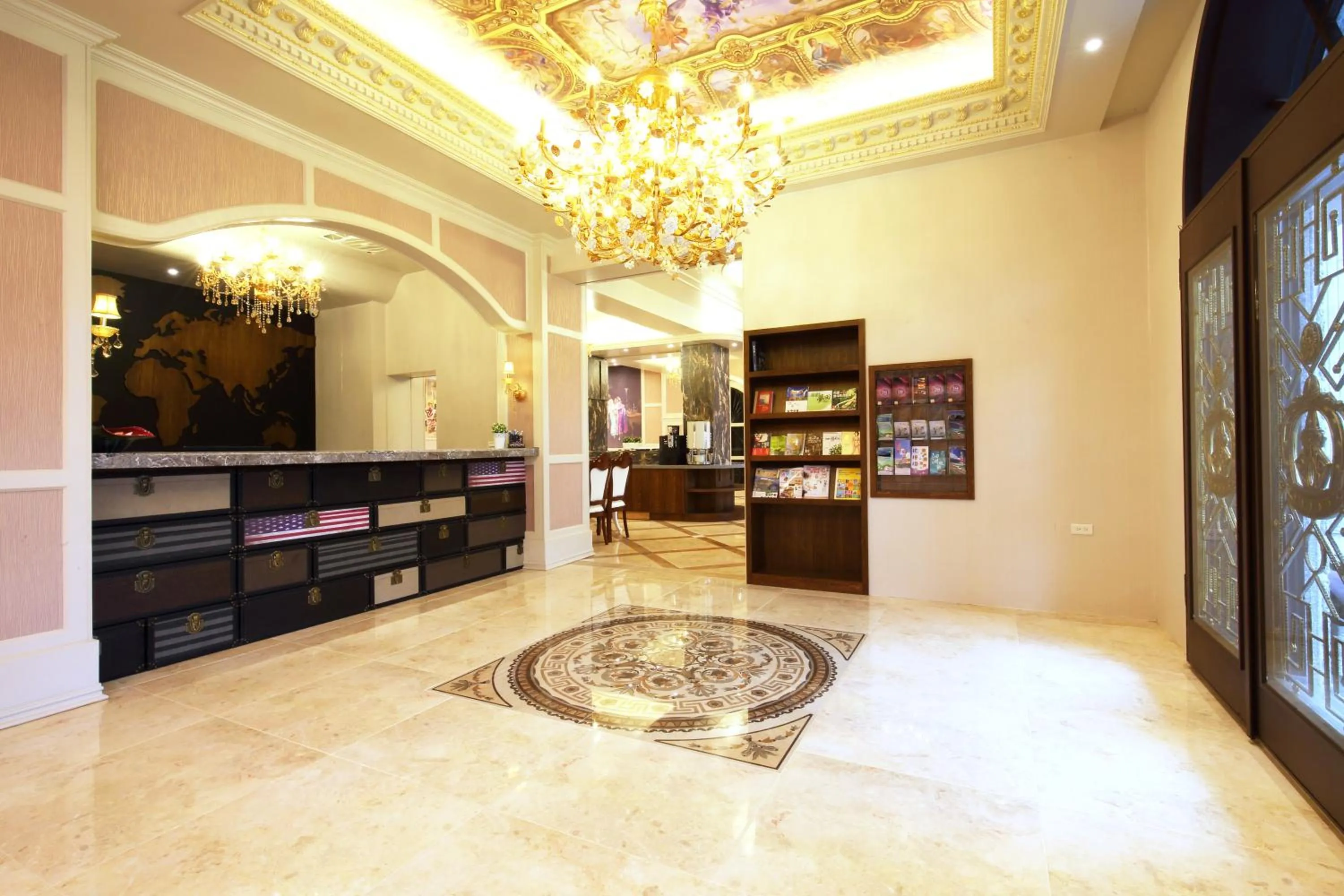 Lobby or reception in Buckingham Palace B&B