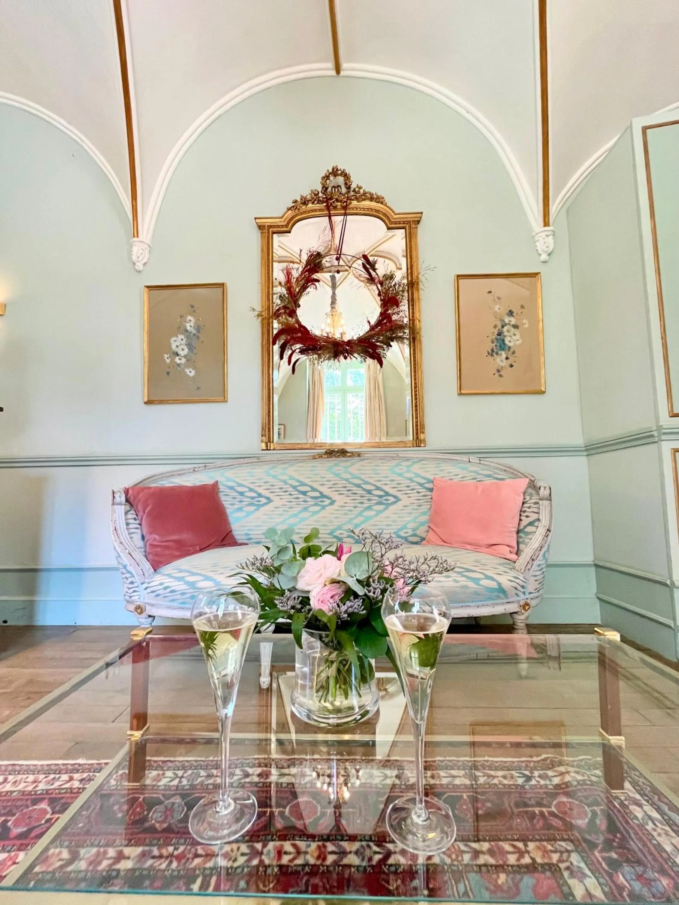Lobby or reception in Château D'Apigné Rennes