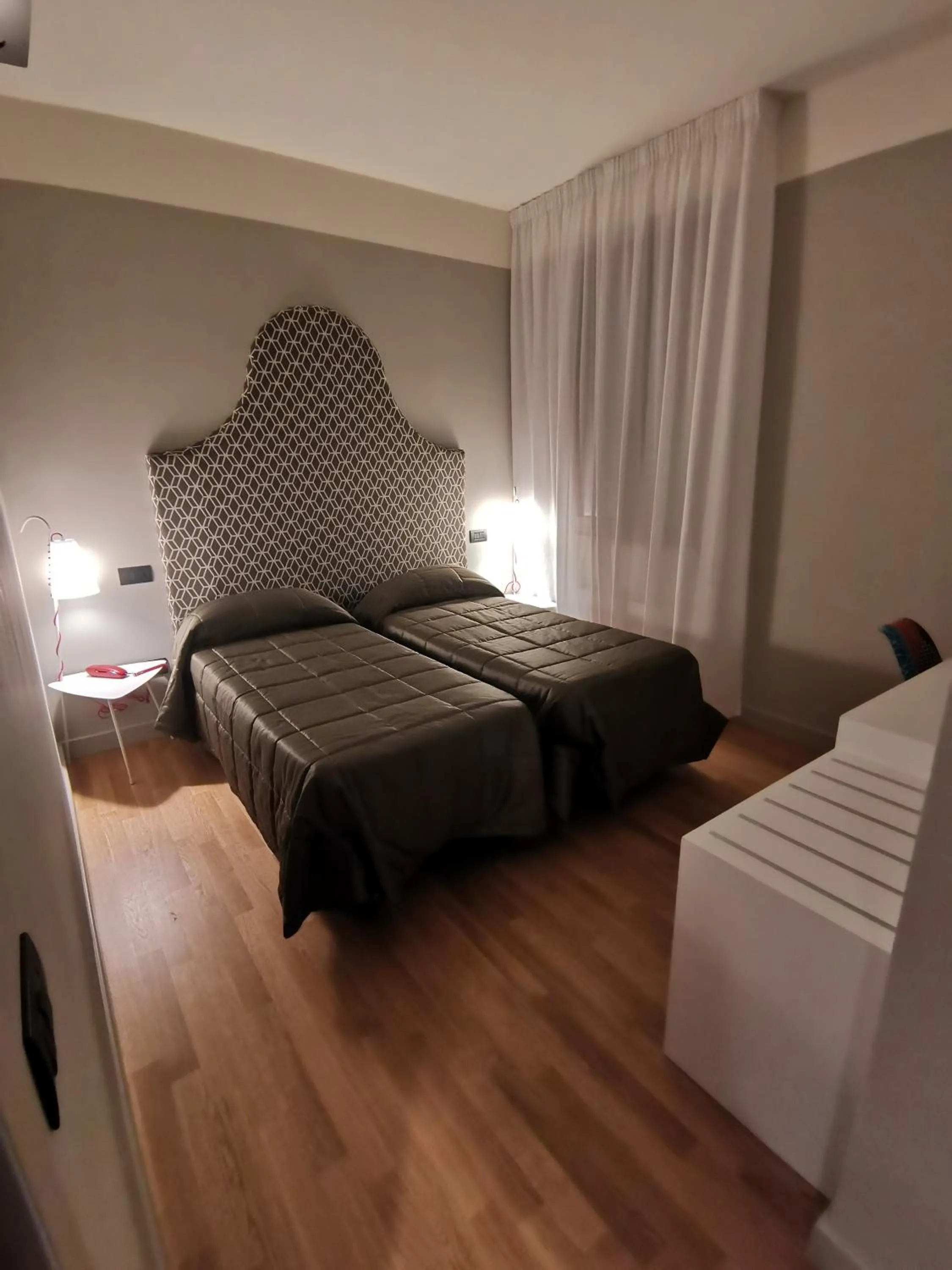 Bedroom, Bed in Hotel Moderno