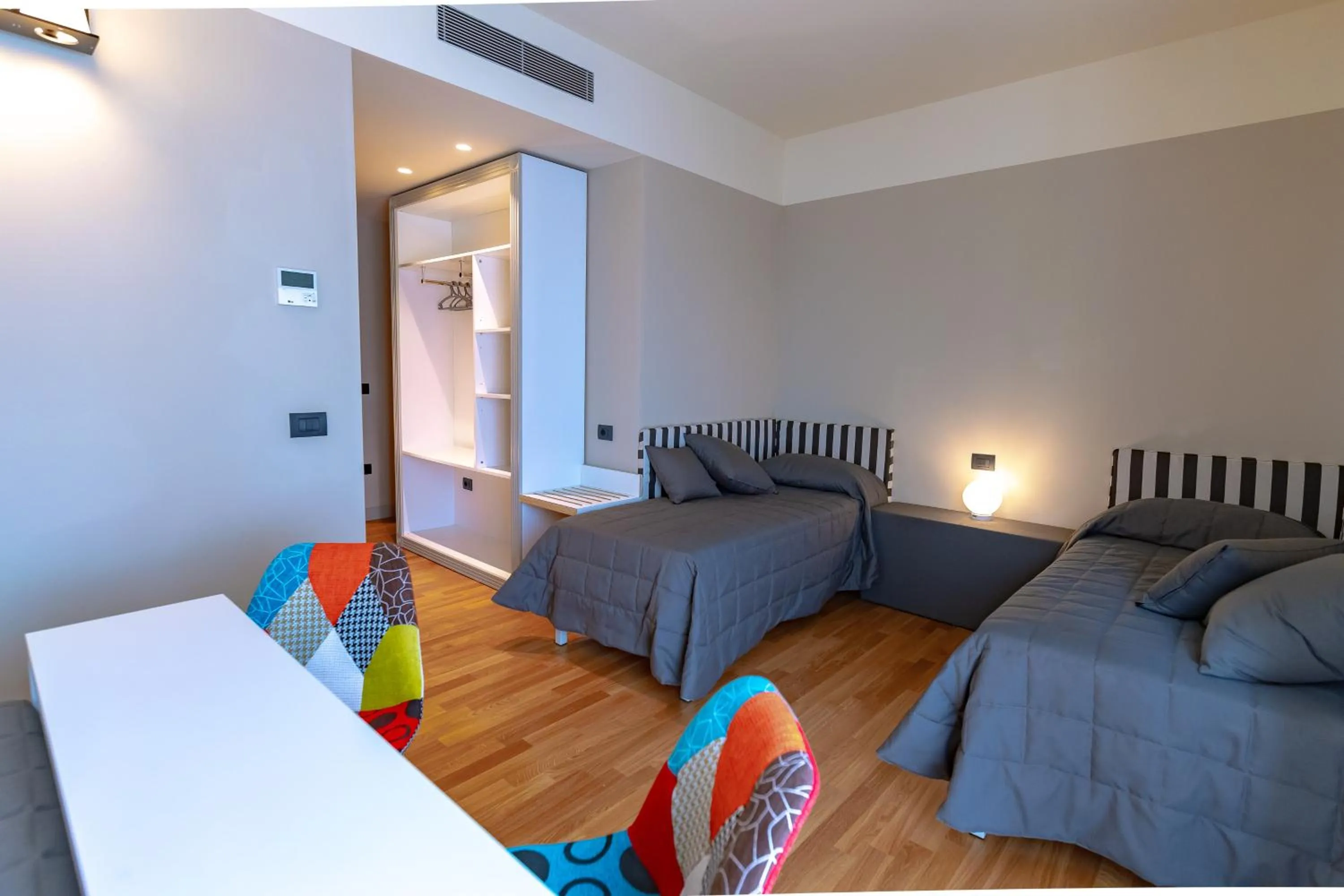 Bed in Hotel Moderno