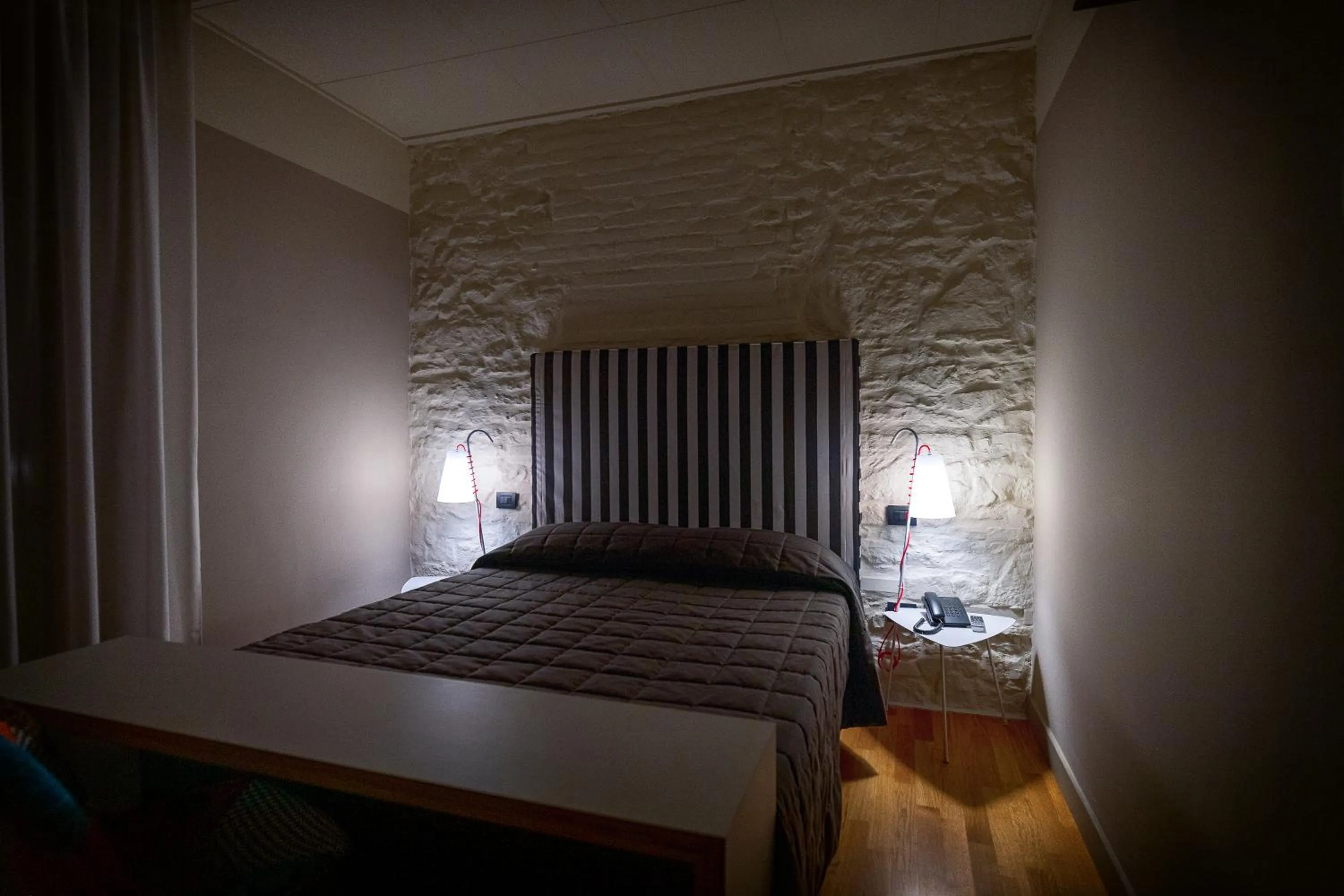 Bed in Hotel Moderno