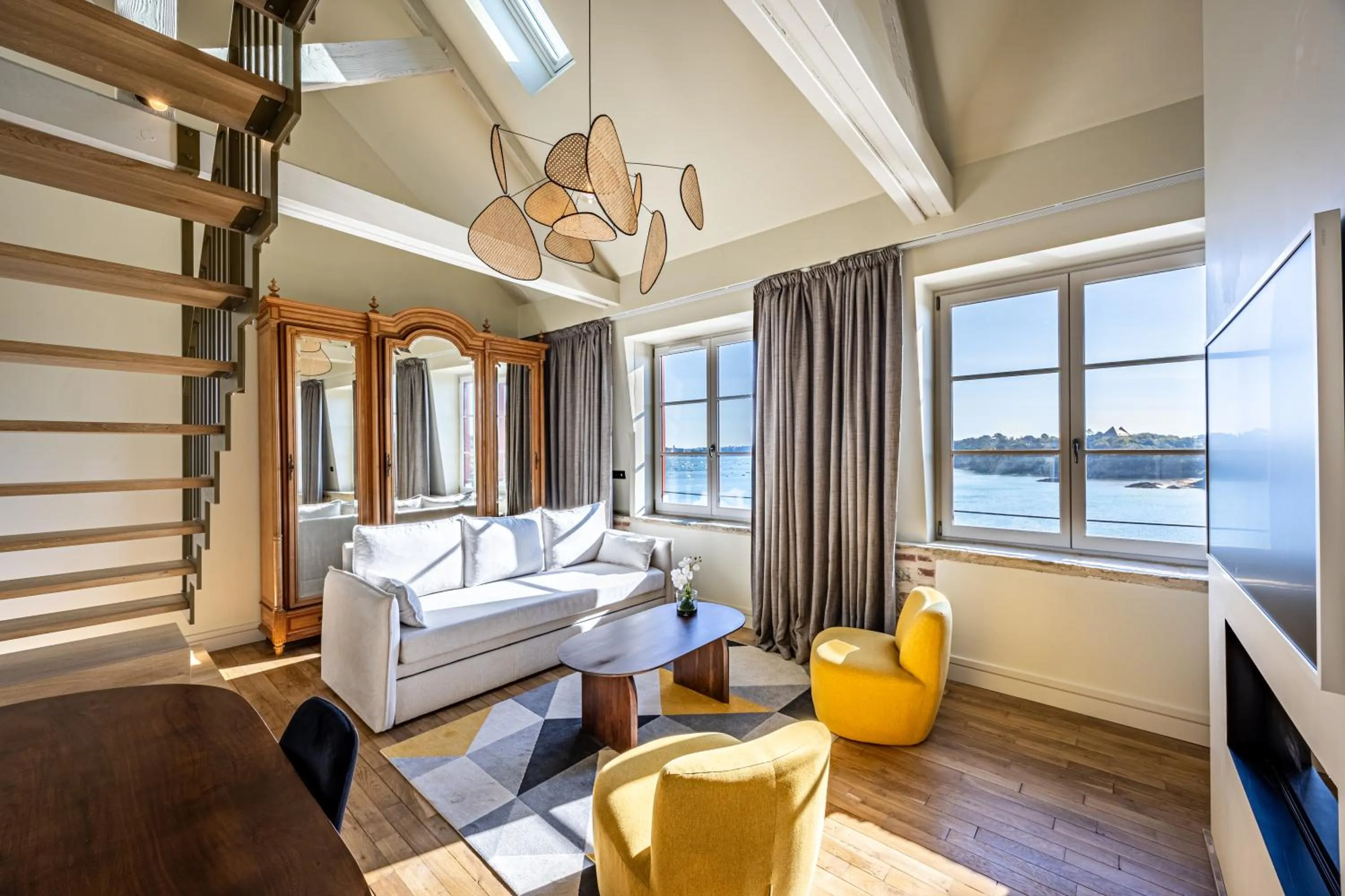 Living room in Restaurant Hotel Didier Méril