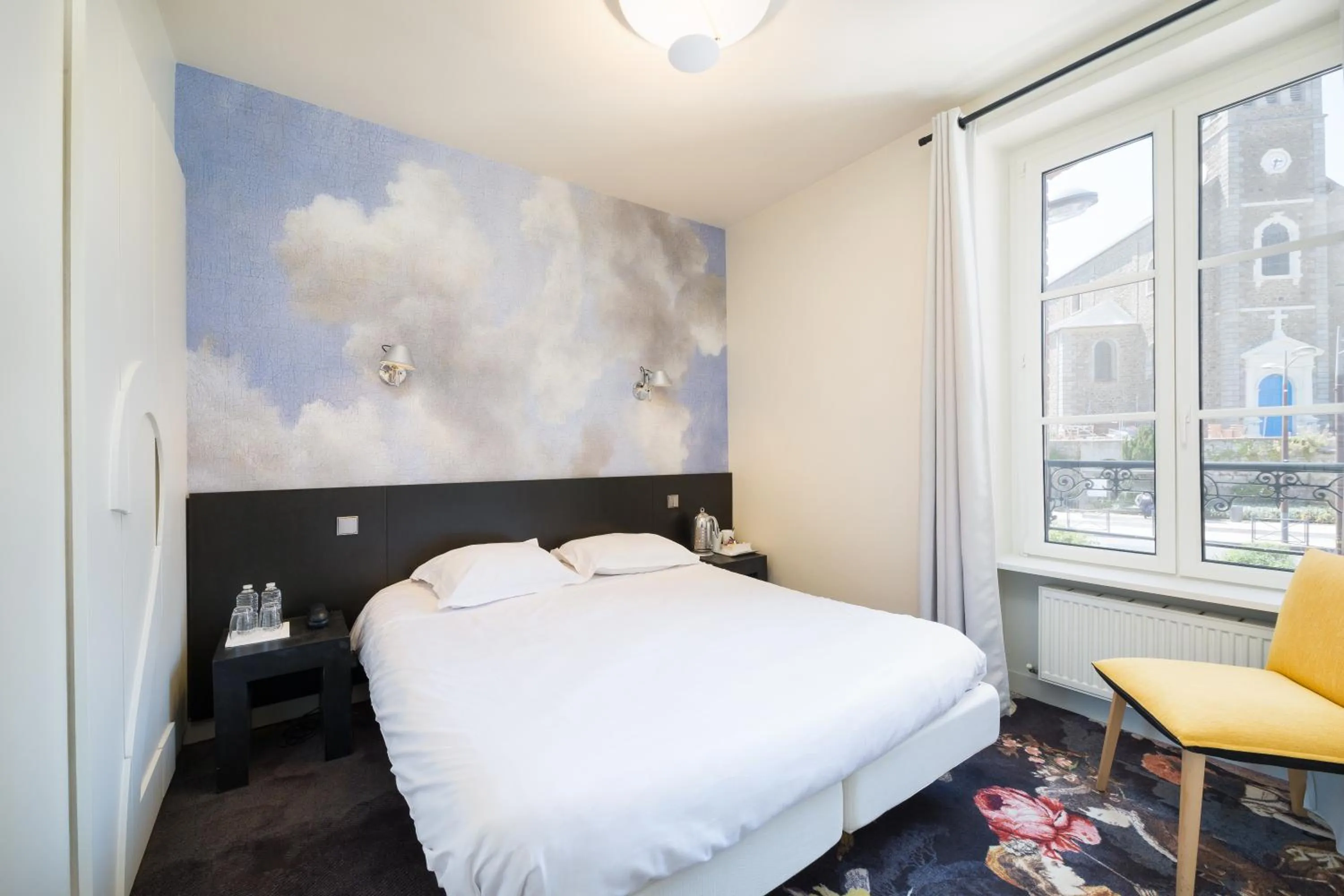 Bed in Restaurant Hotel Didier Méril