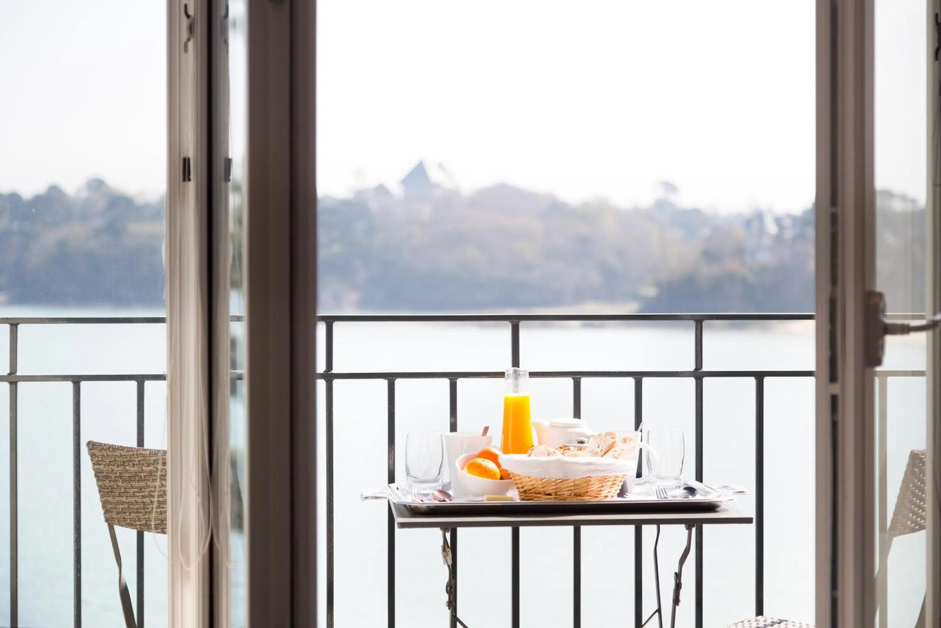 Balcony/Terrace in Restaurant Hotel Didier Méril