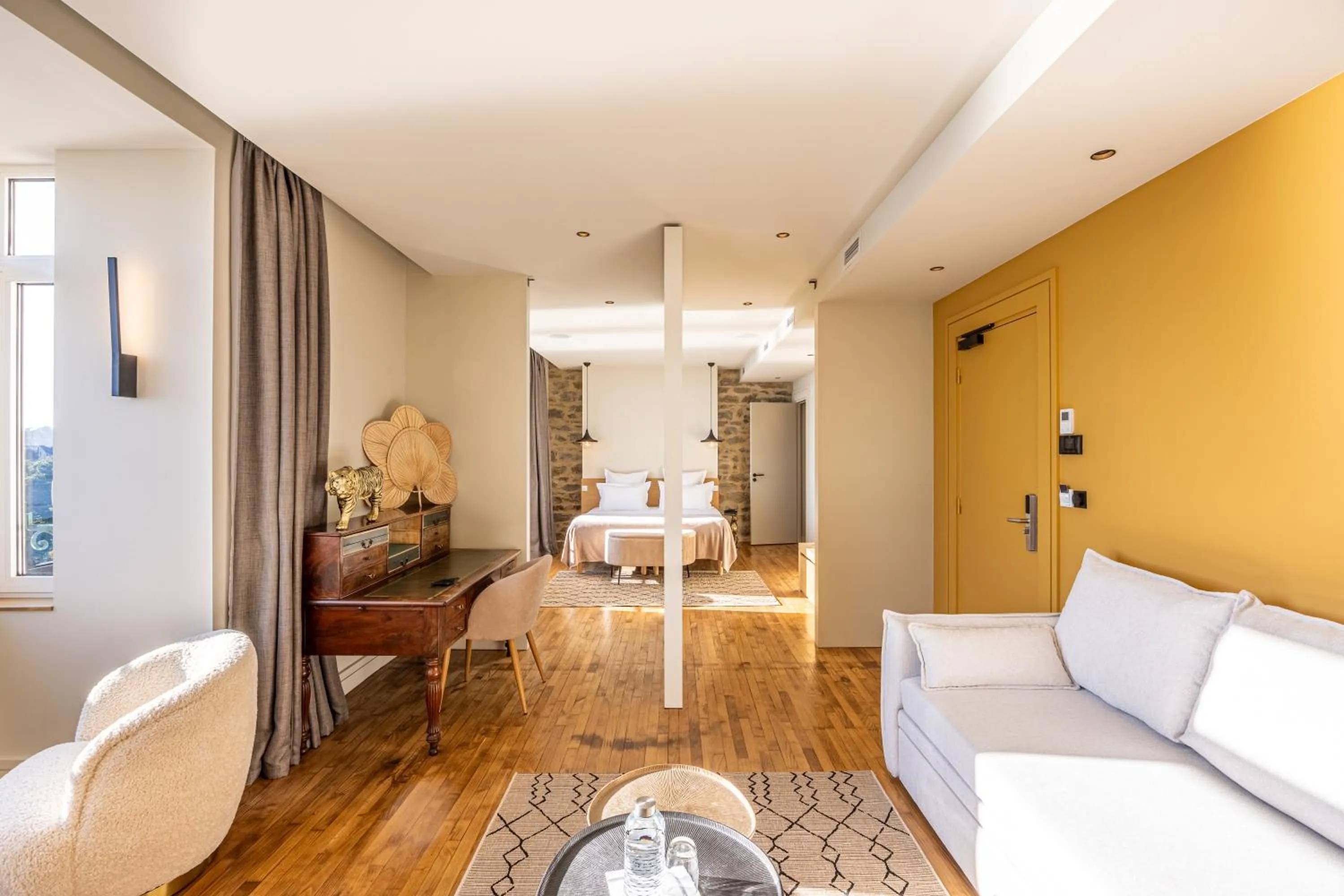 Living room in Restaurant Hotel Didier Méril