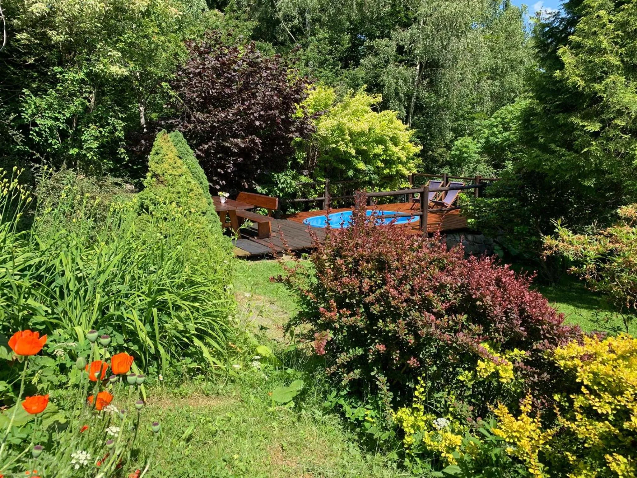 Garden in Dom w górach