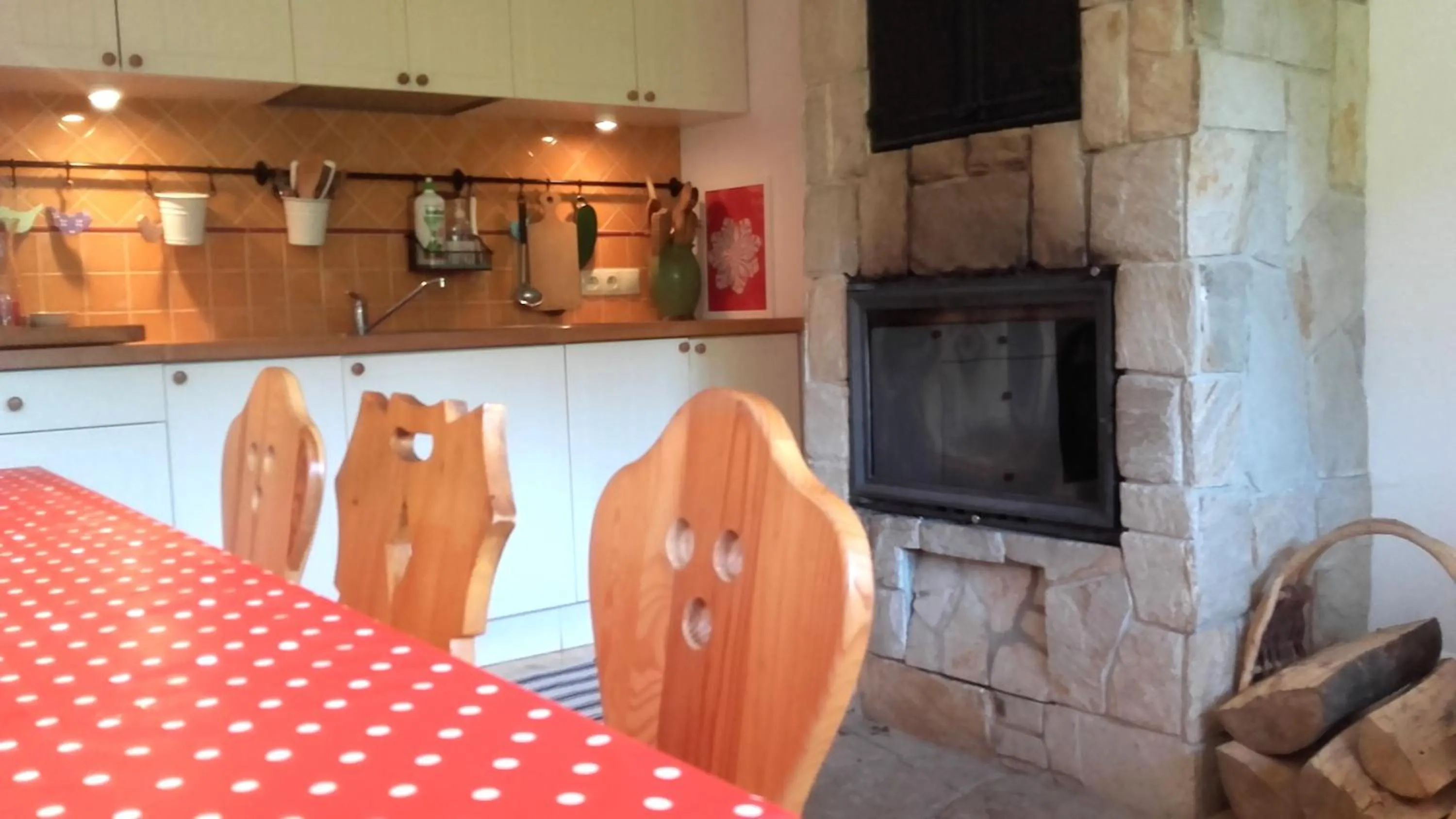 Kitchen or kitchenette in Dom w górach