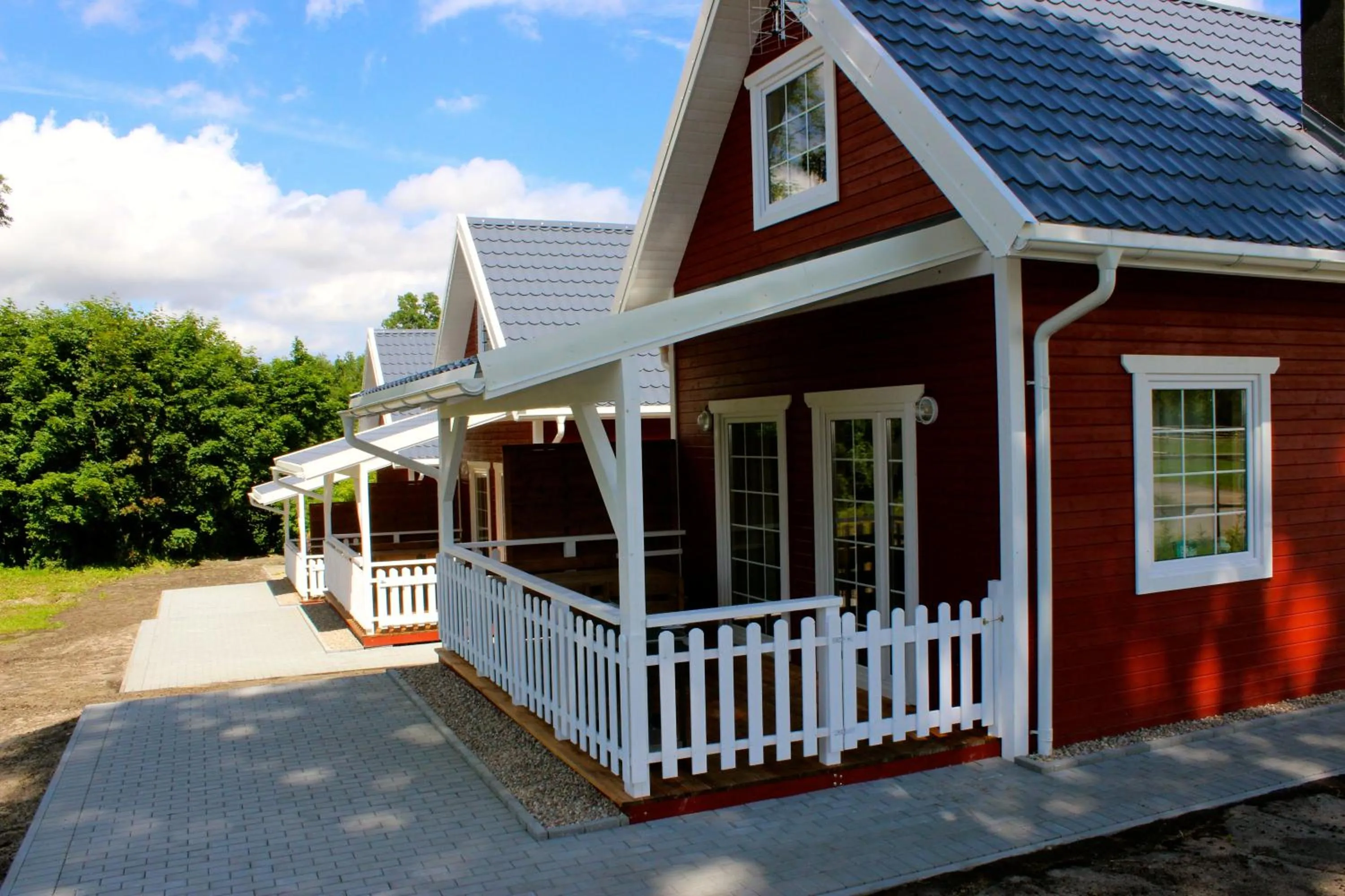 Balcony/Terrace in Agroturystyka - Stajnia Bursztynowa