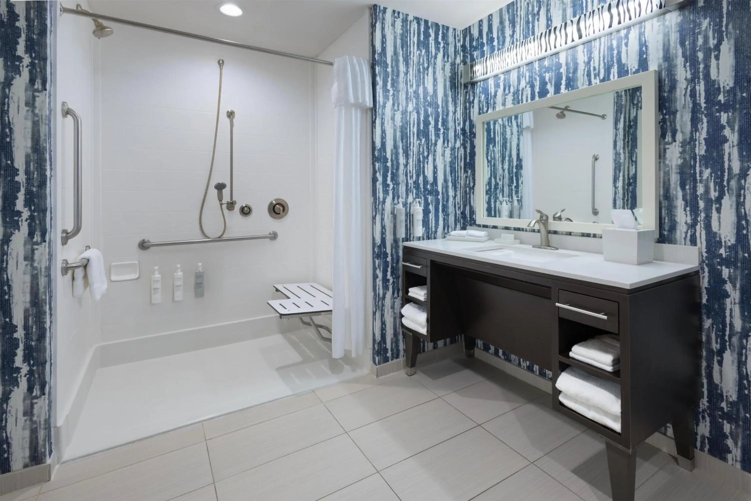 Bathroom in Home2 Suites by Hilton Greenville Downtown