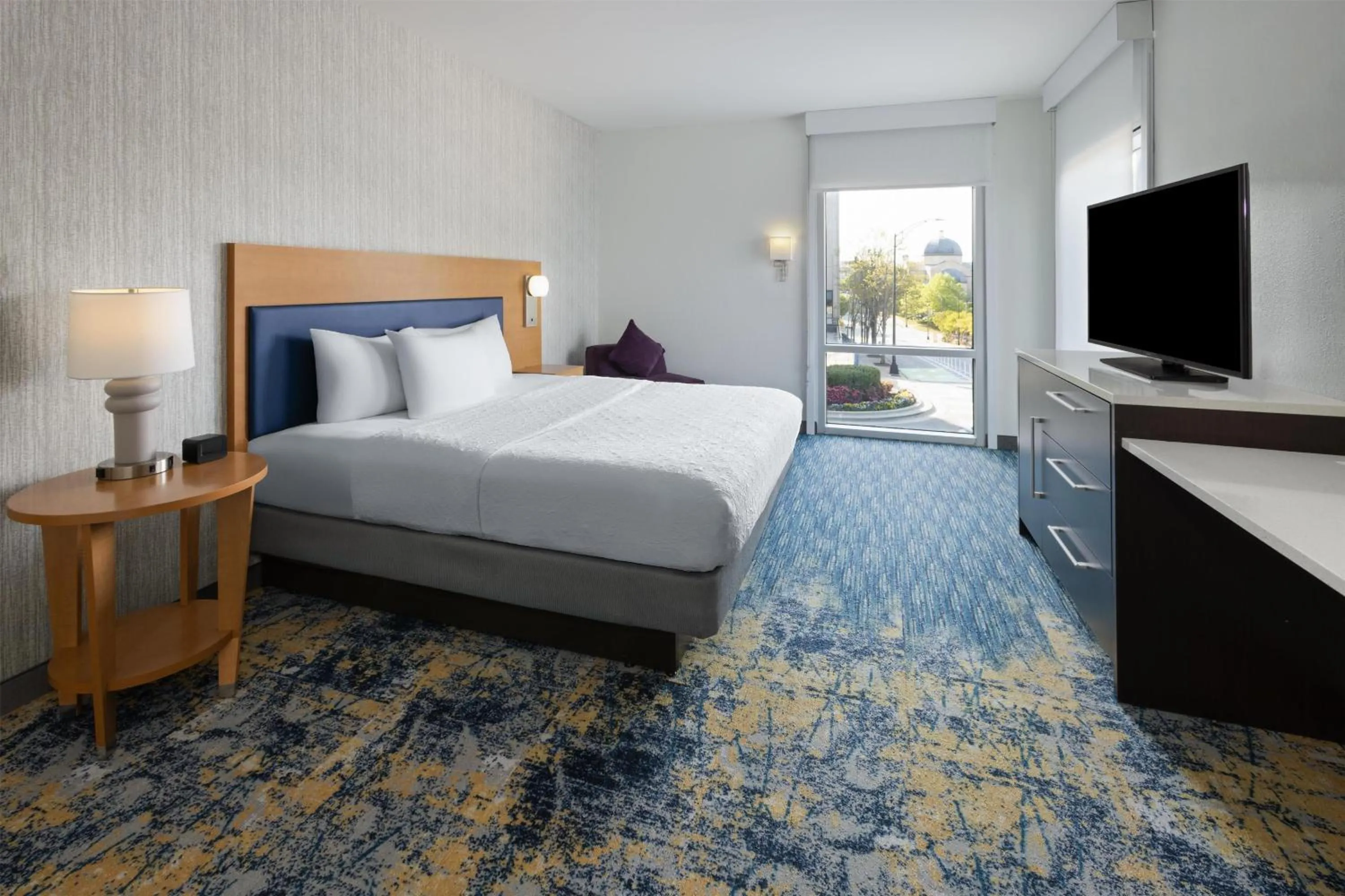 Bed in Home2 Suites by Hilton Greenville Downtown