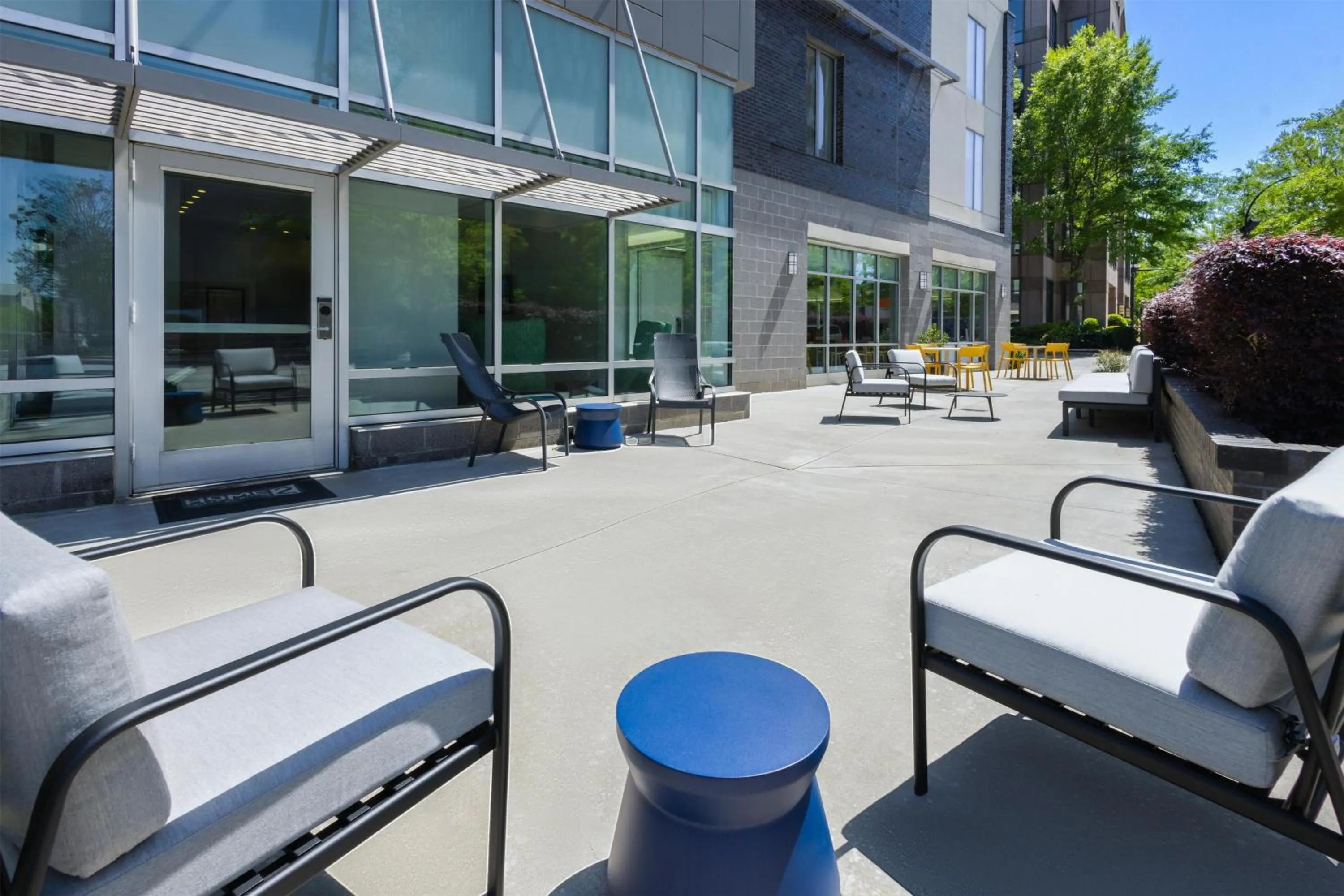 Patio in Home2 Suites by Hilton Greenville Downtown