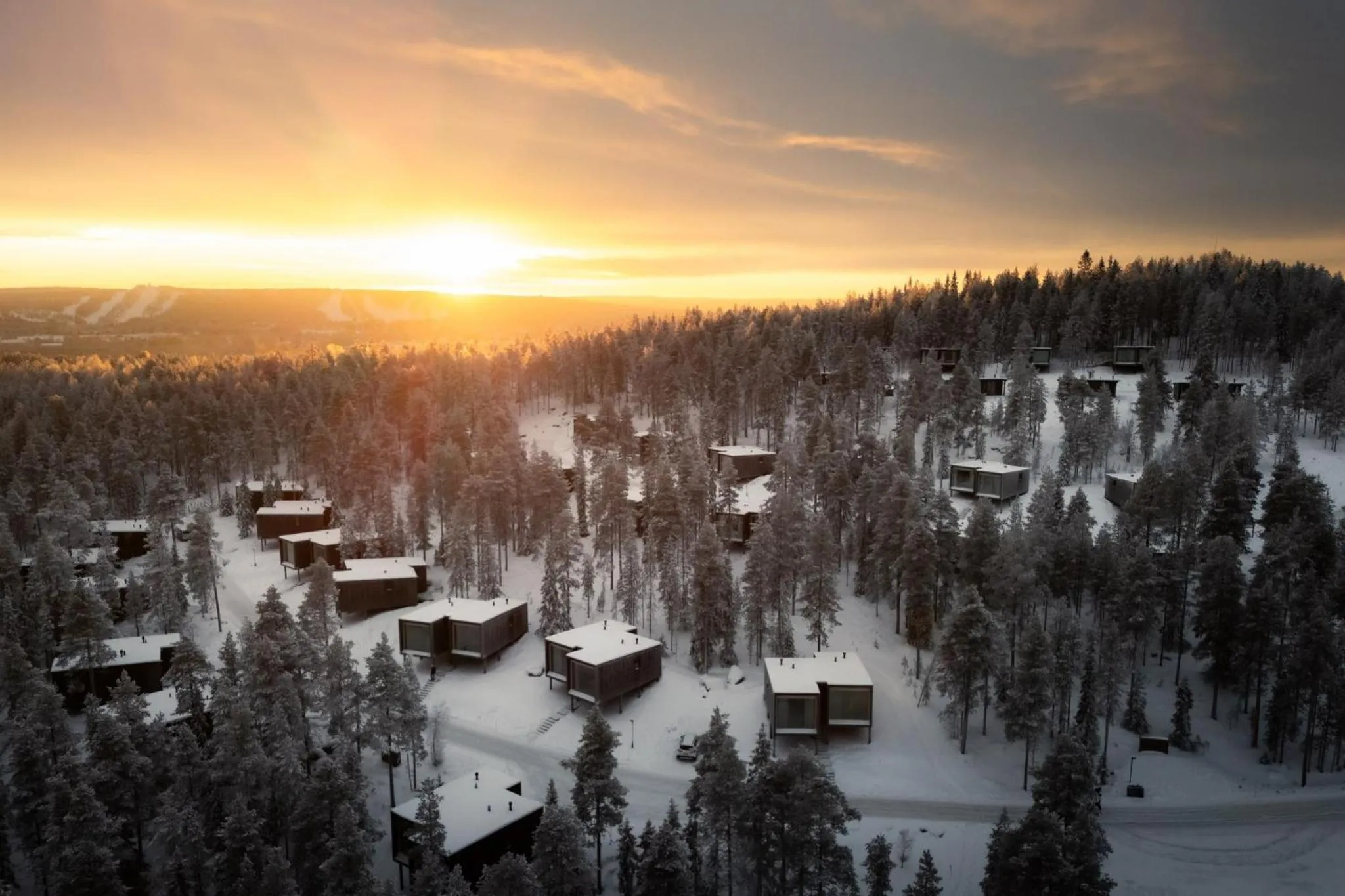 Property building in Arctic TreeHouse Hotel