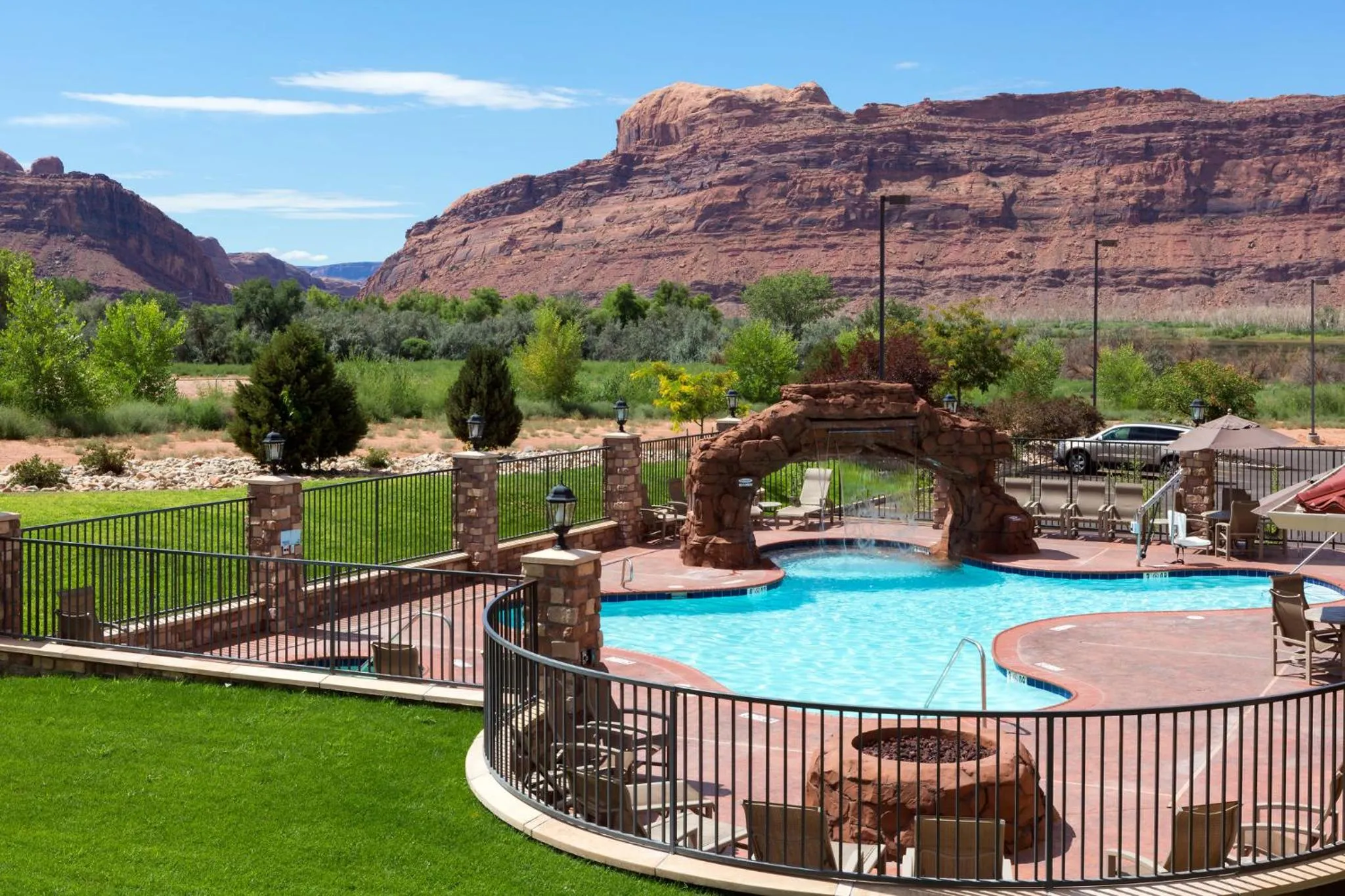 Swimming pool in Holiday Inn Express Hotel & Suites Moab by IHG