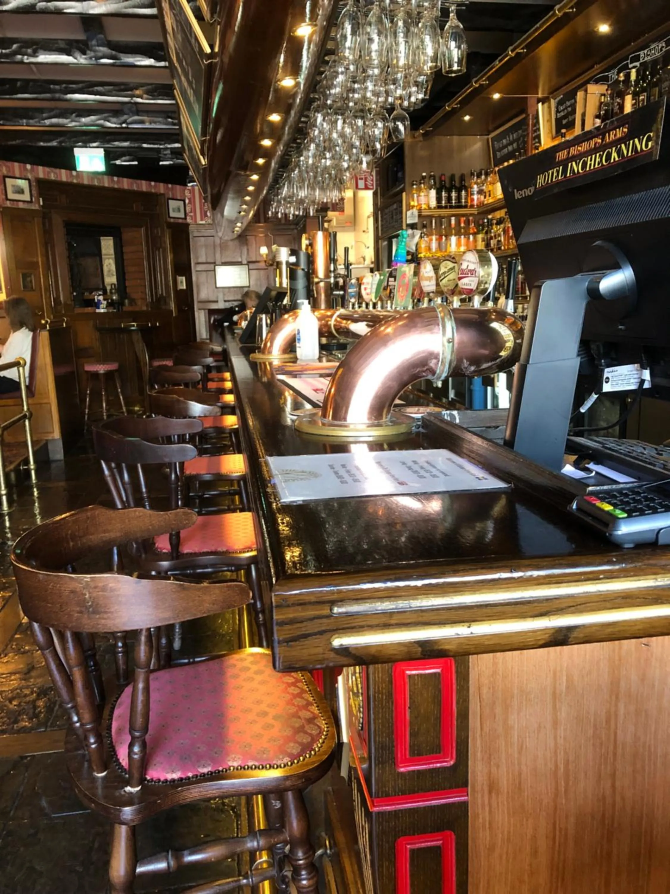 Drinks in Hotel Bishops Arms Lund